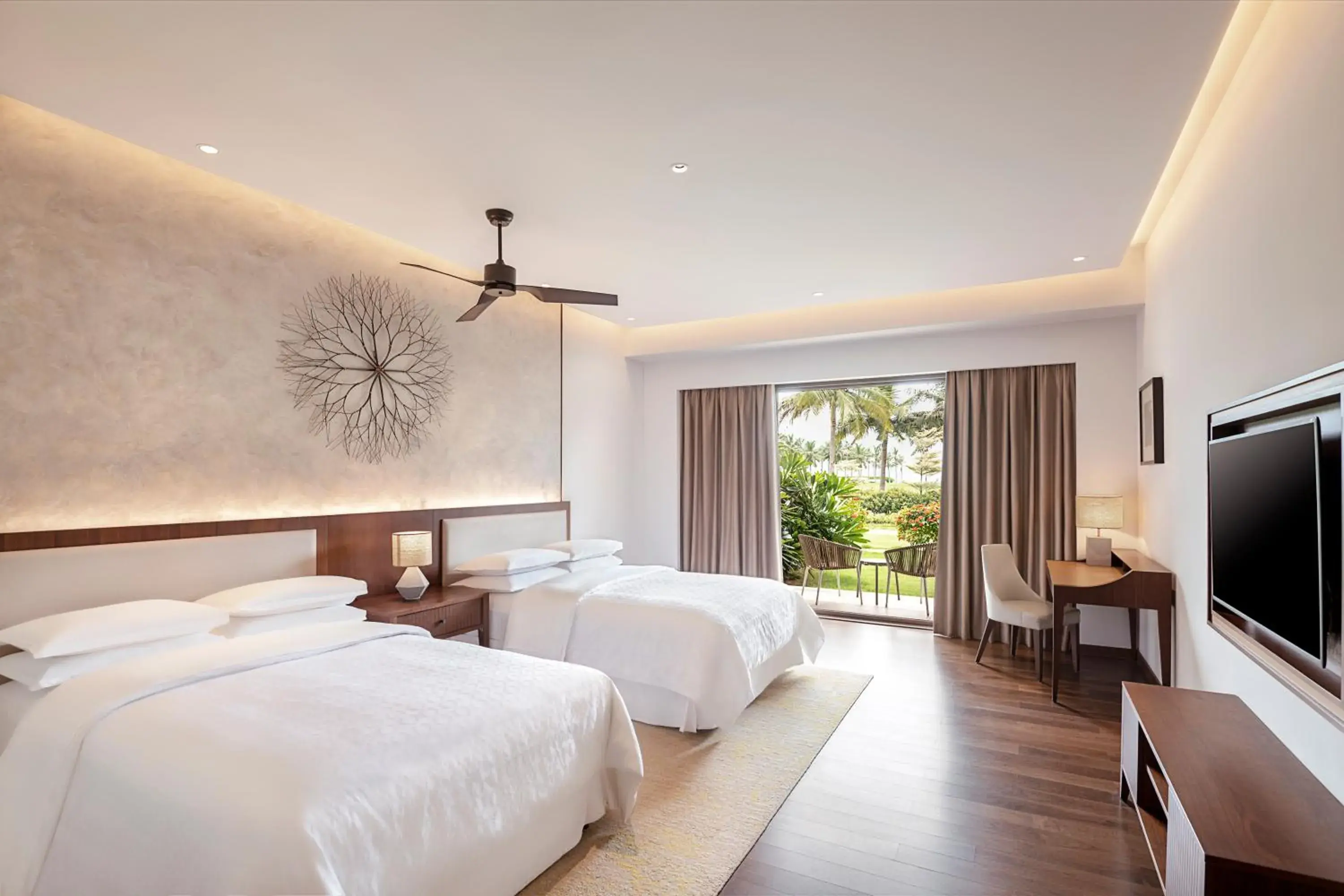 Sea View with Garden Twin Bedded Room - Complimentary HiTea by the Beach in Sheraton Grand Chennai Resort & Spa Sea View with Garden Twin Bedded Room - Complimentary HiTea by the Beach in Sheraton Grand Chennai Resort & Spa