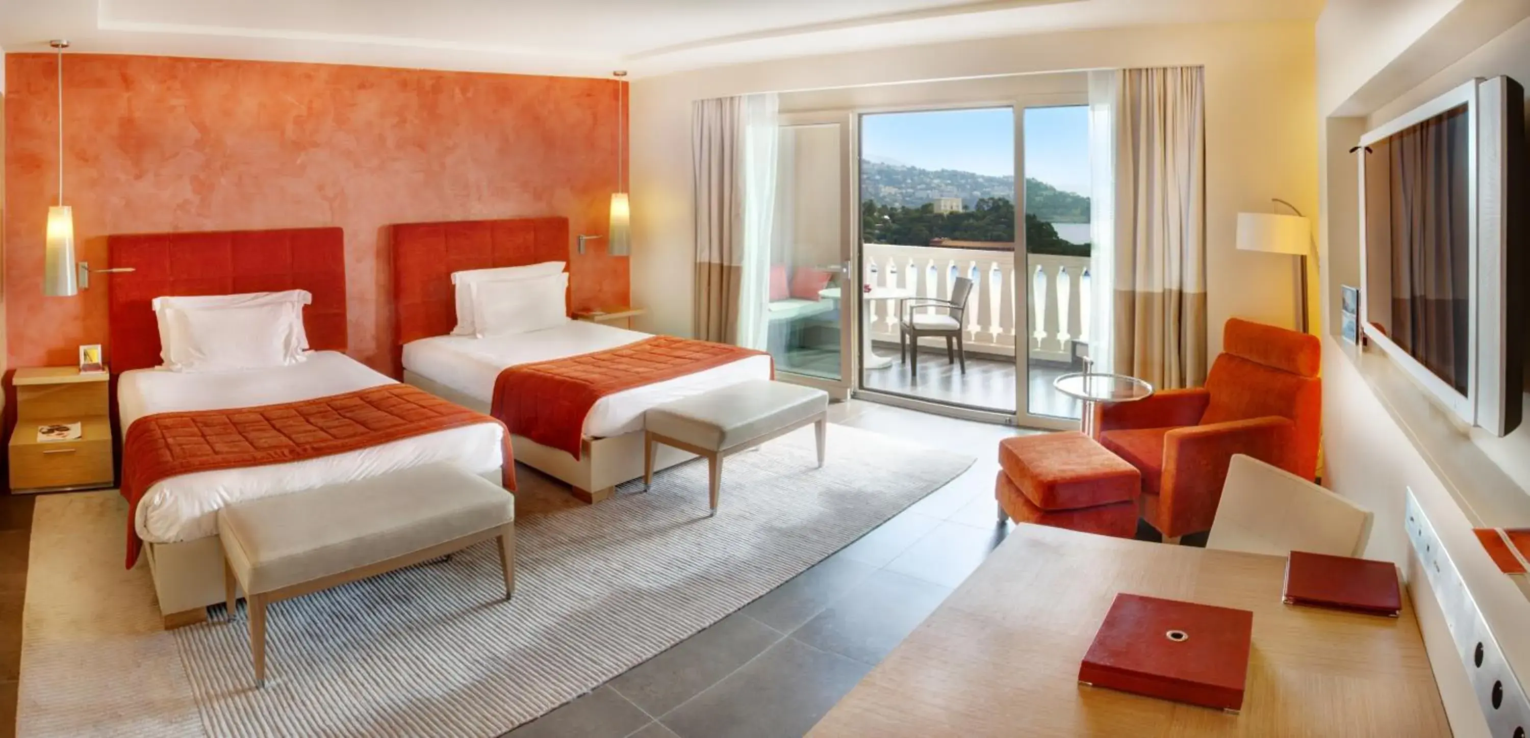 Exclusive Twin Room with Sea View in Monte-Carlo Bay Hotel & Resort Exclusive Twin Room with Sea View in Monte-Carlo Bay Hotel & Resort
