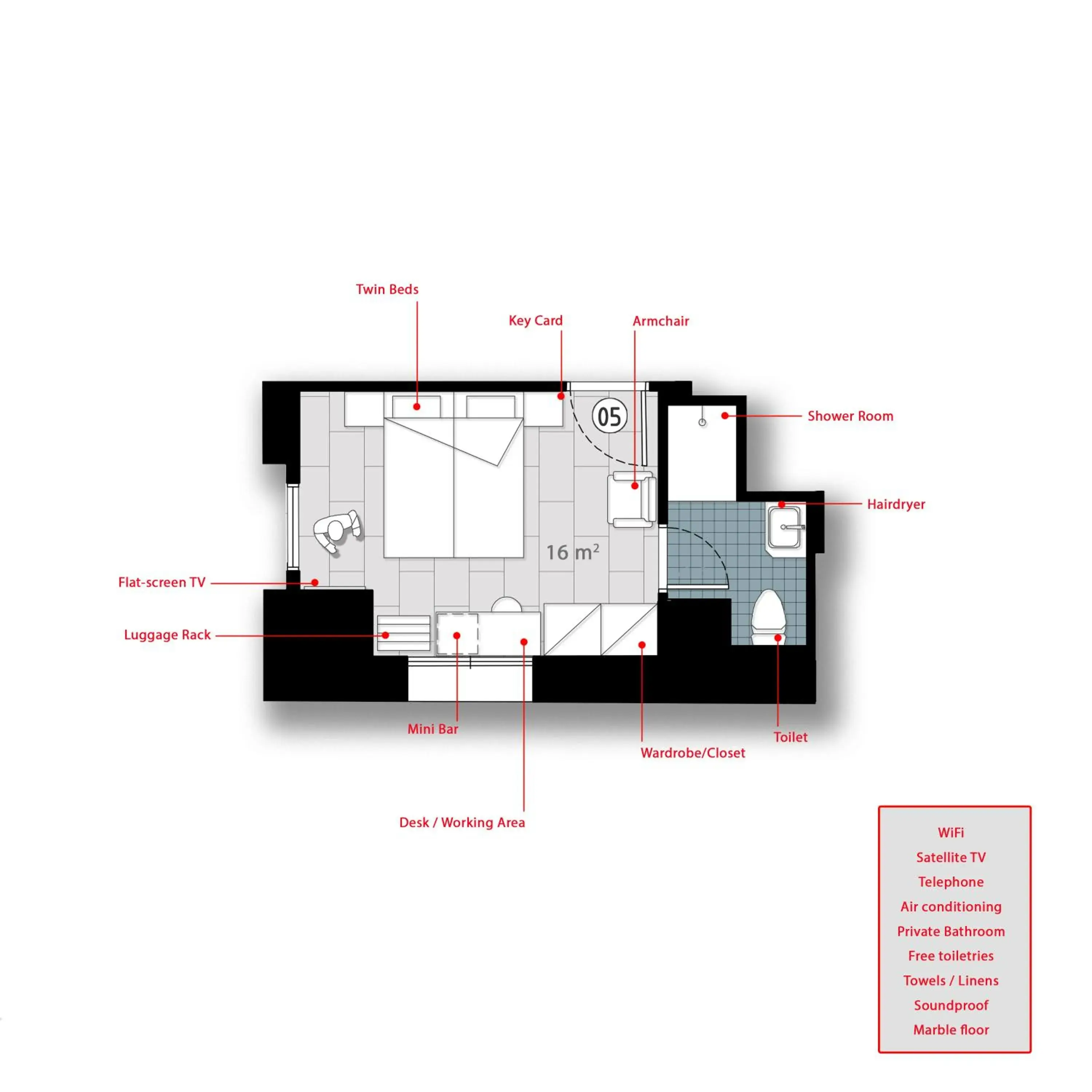 Double or Twin Room with Partial Sea View in Chios City Inn Double or Twin Room with Partial Sea View in Chios City Inn