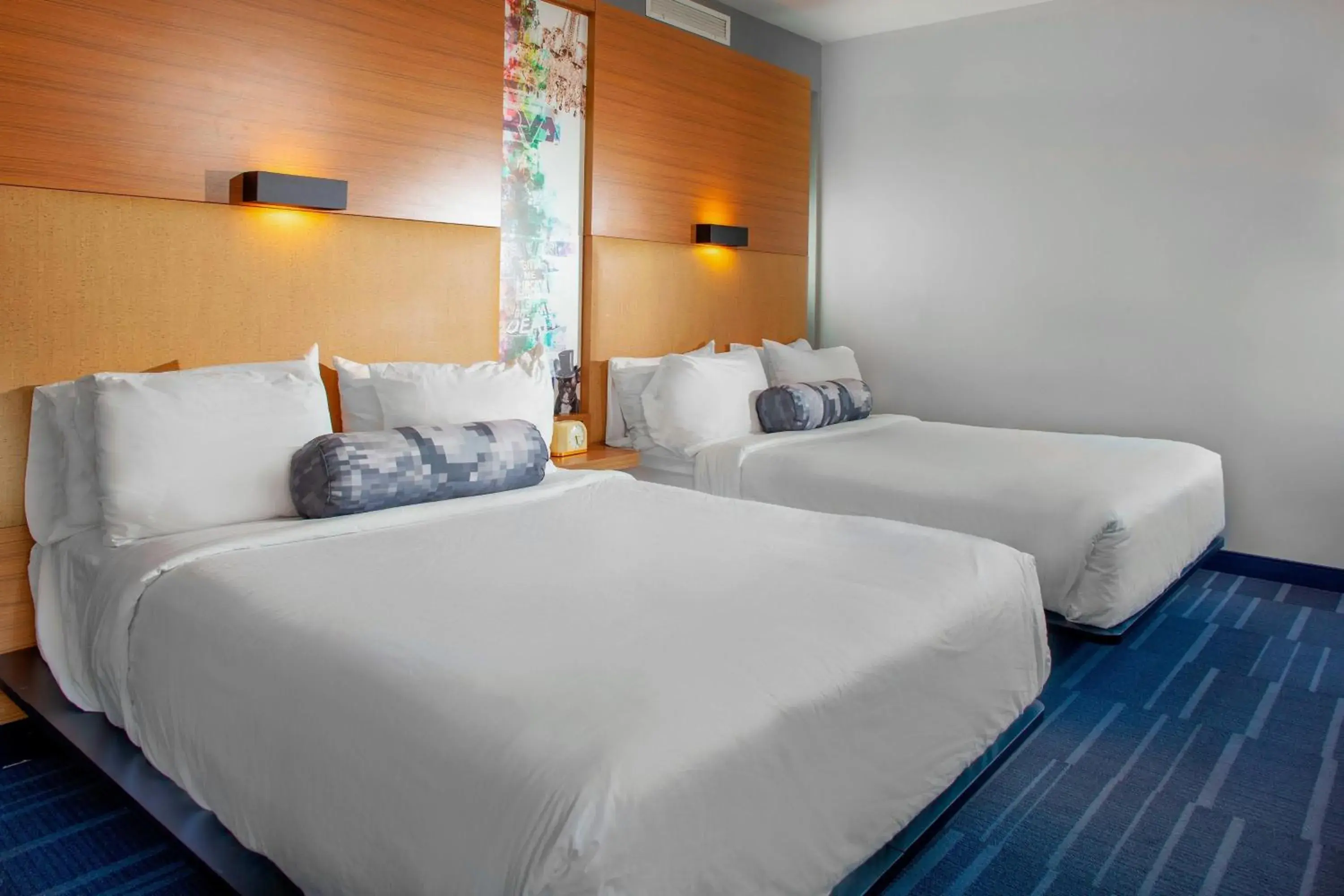 Queen Room with Two Queen Beds and Roll-in Shower - Mobility and Hearing Accessible in Aloft Richmond West Short Pump Queen Room with Two Queen Beds and Roll-in Shower - Mobility and Hearing Accessible in Aloft Richmond West Short Pump