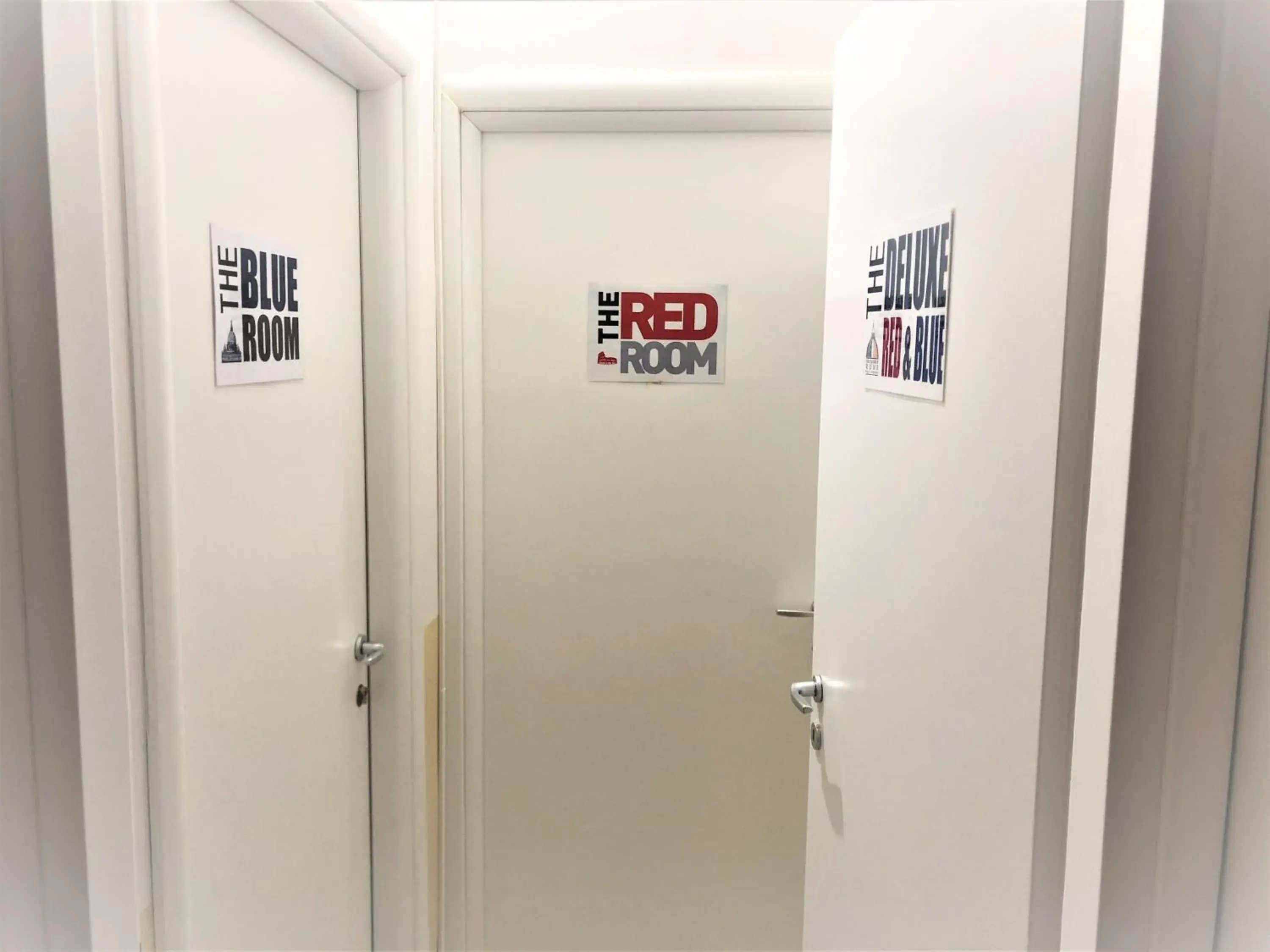 Two Connecting Rooms in The Colours Of Rome Two Connecting Rooms in The Colours Of Rome