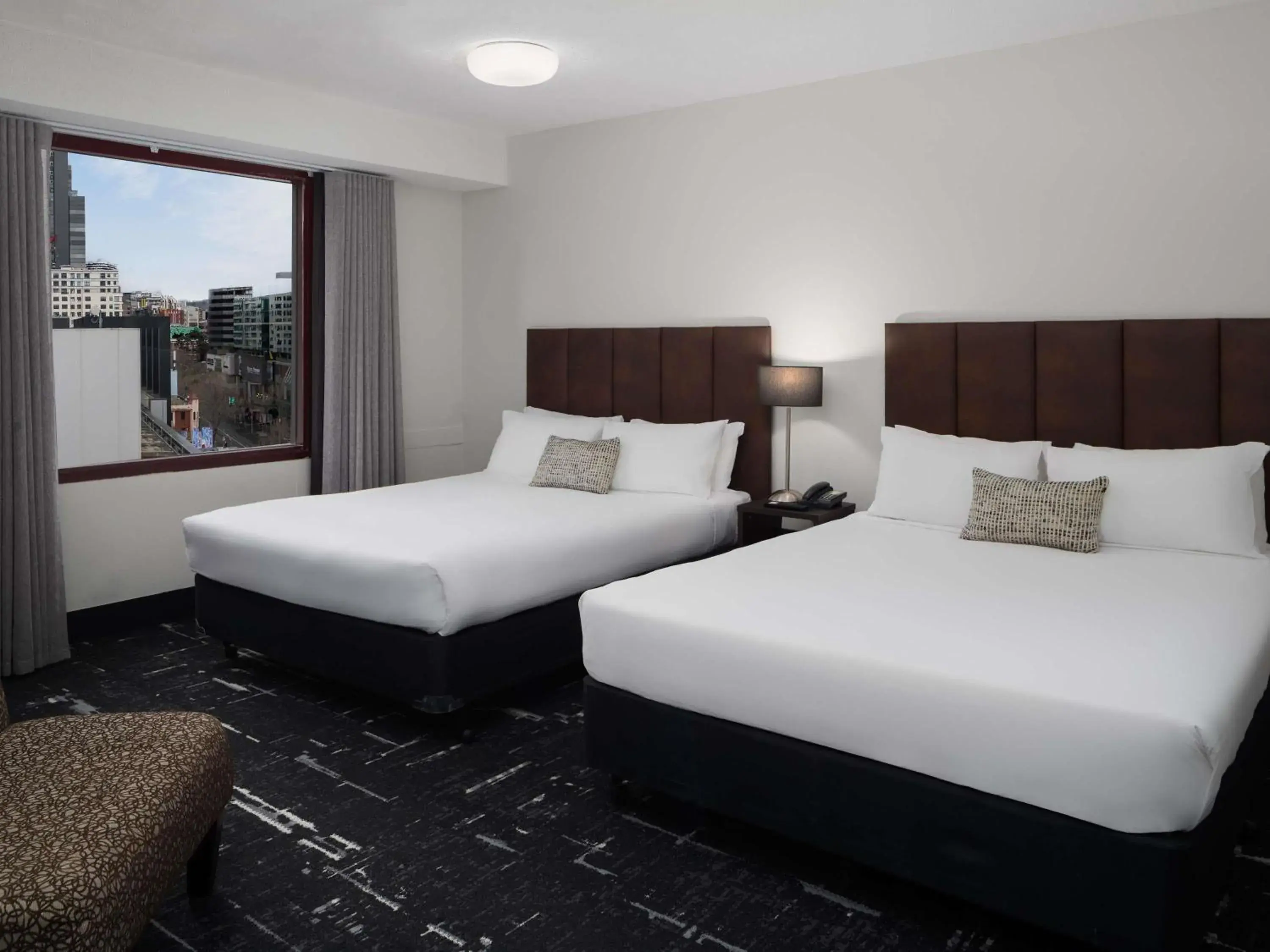 Superior Room with Two Queen Beds in Mercure Welcome Melbourne Superior Room with Two Queen Beds in Mercure Welcome Melbourne