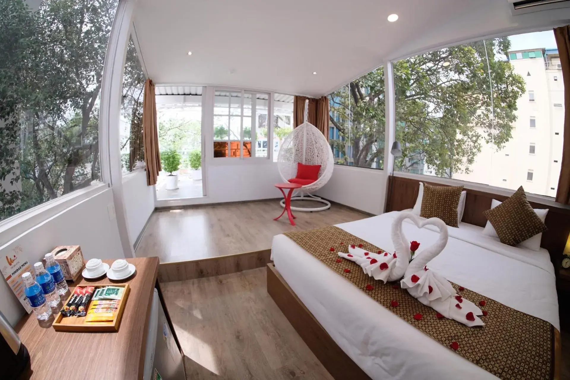 Quadruple Room with Balcony in The Umi Hotel Quadruple Room with Balcony in The Umi Hotel