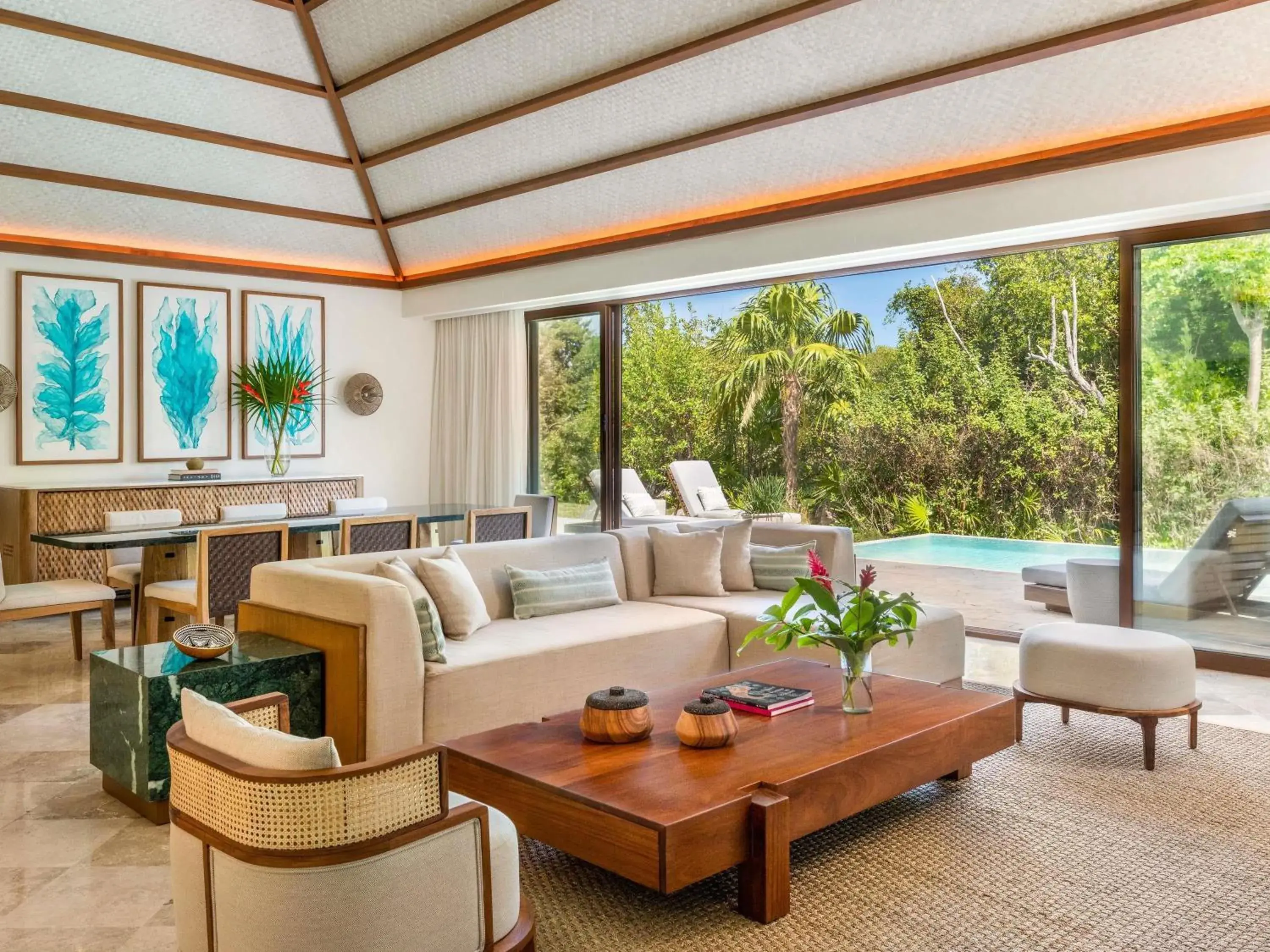 Tortuga Presidential King Suite with Infinity Pool and Lagoon View - Butler Service in Fairmont Mayakoba Tortuga Presidential King Suite with Infinity Pool and Lagoon View - Butler Service in Fairmont Mayakoba