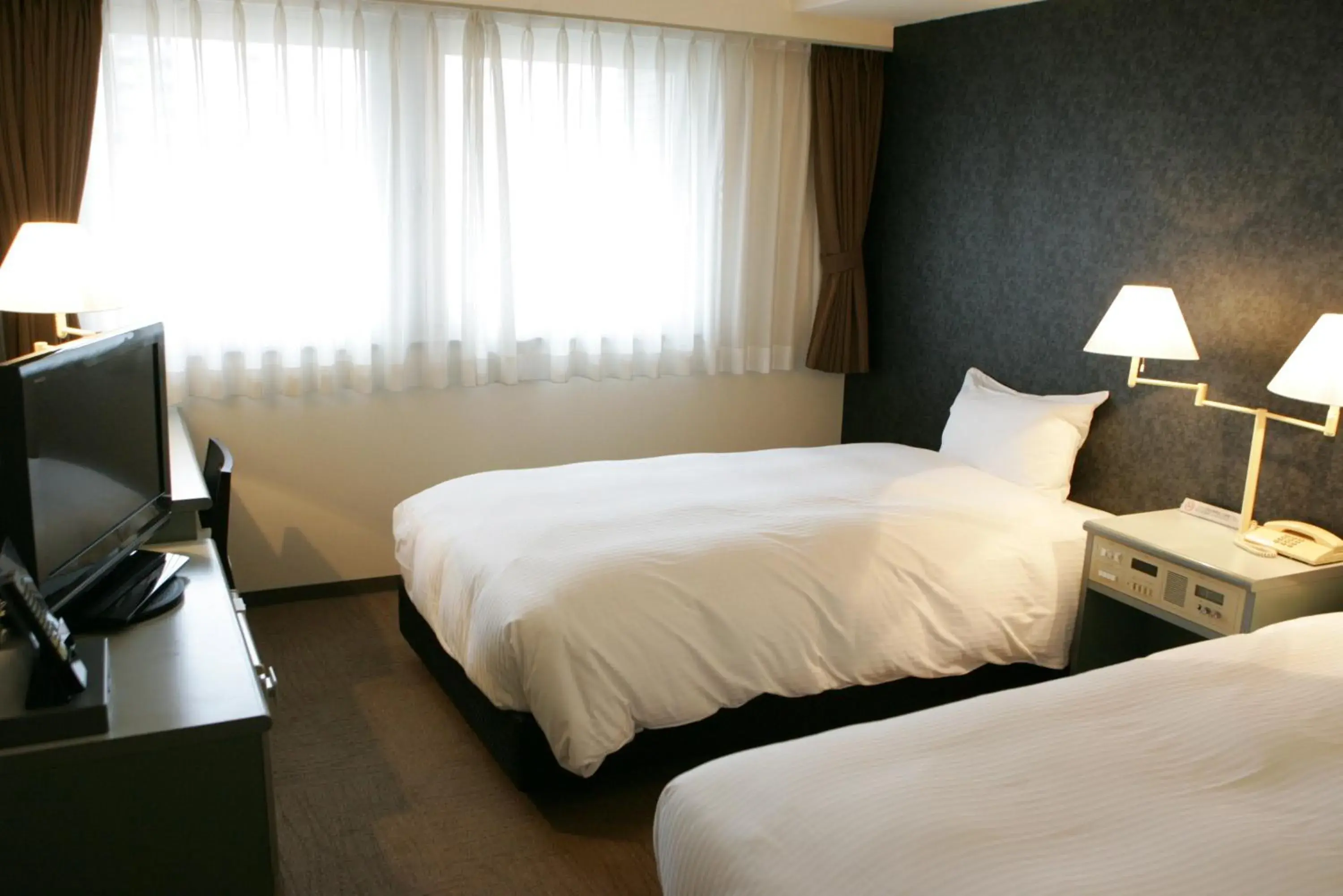 Economy Twin Room - single occupancy - Smoking in Green Rich Hotel Nishitetsu Ohashi Ekimae Economy Twin Room - single occupancy - Smoking in Green Rich Hotel Nishitetsu Ohashi Ekimae