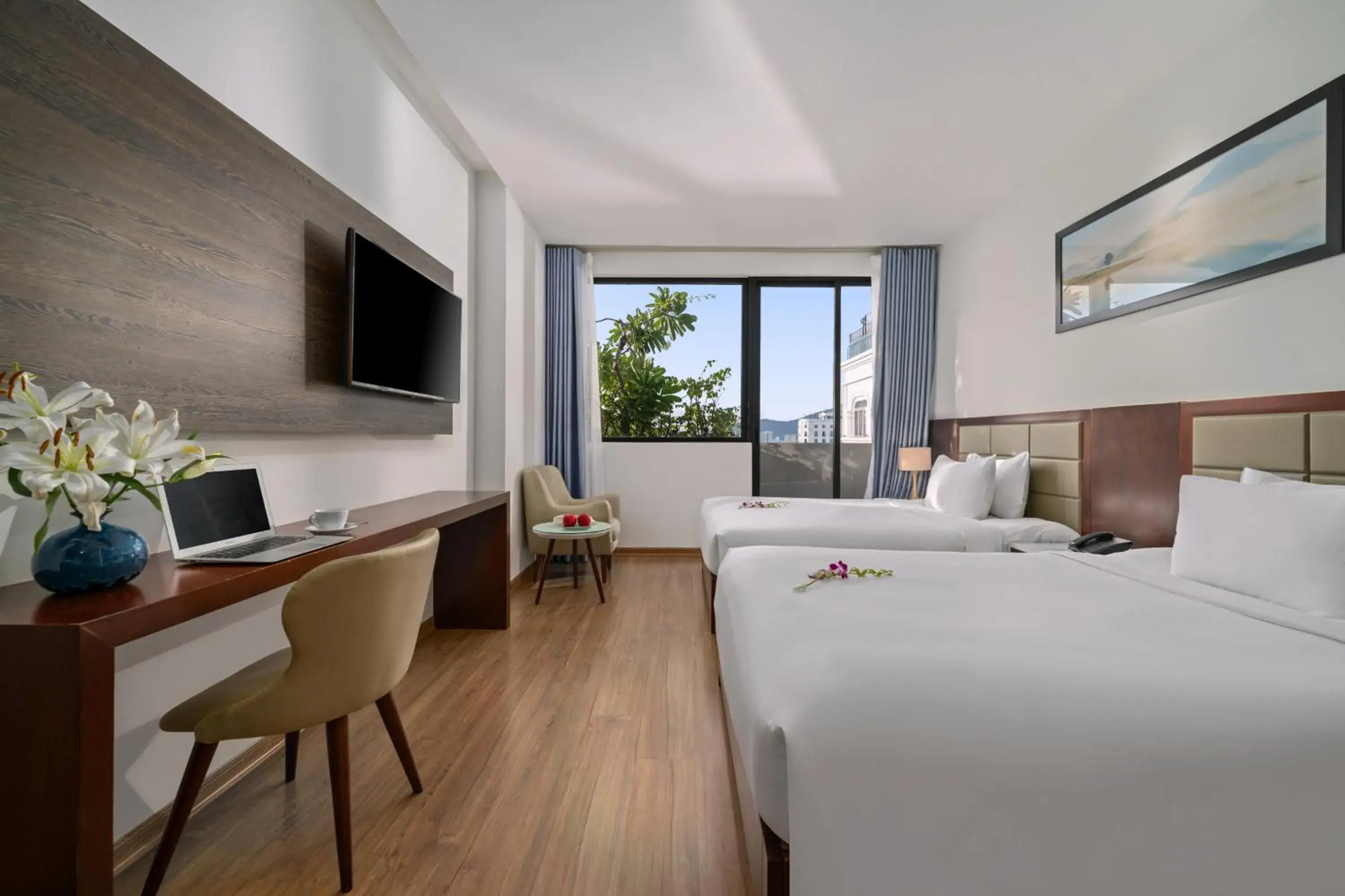 Senior Balcony Twin (Welcome Fruit upon arrival) in Aria Grand Hotel & Spa Senior Balcony Twin (Welcome Fruit upon arrival) in Aria Grand Hotel & Spa