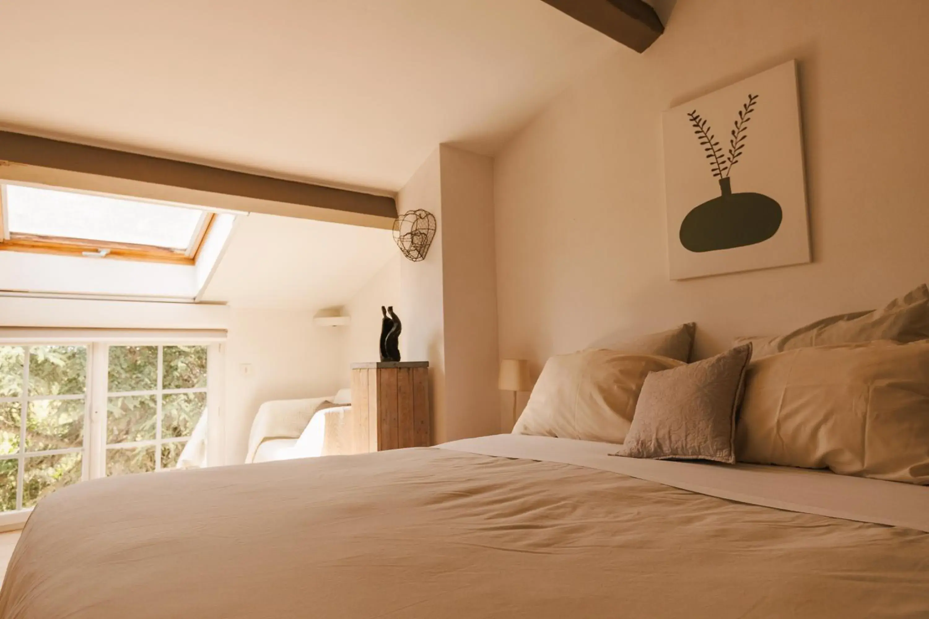 Deluxe Double Room with Private Bathroom - single occupancy in Mas Saint-Ange Deluxe Double Room with Private Bathroom - single occupancy in Mas Saint-Ange