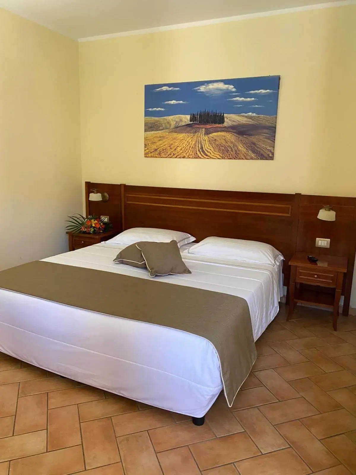 Double Room with Balcony - single occupancy in Hotel Ristorante Le Querciolaie dei Ricci Double Room with Balcony - single occupancy in Hotel Ristorante Le Querciolaie dei Ricci