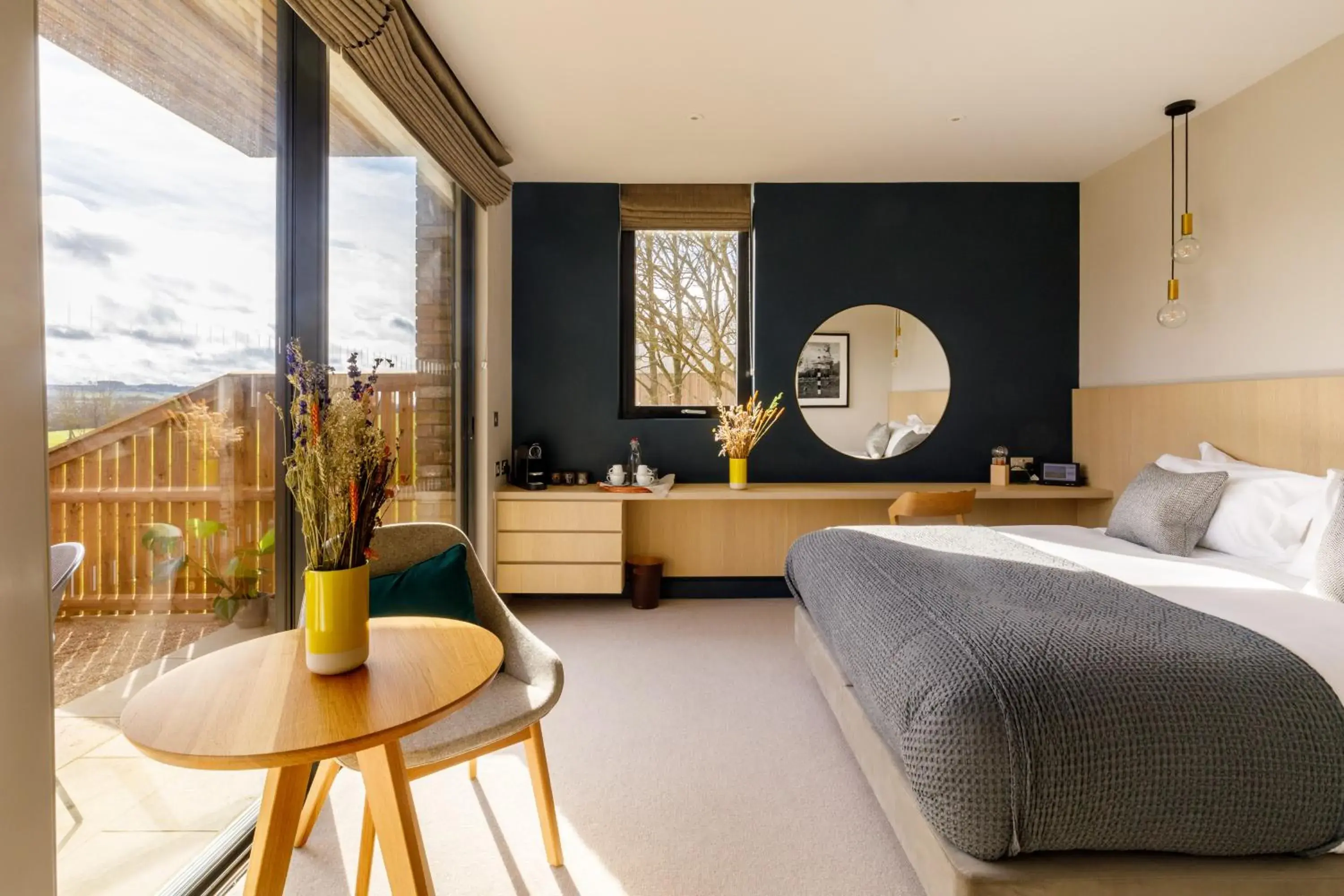 Main Lodge Veranda in Feldon Valley Main Lodge Veranda in Feldon Valley