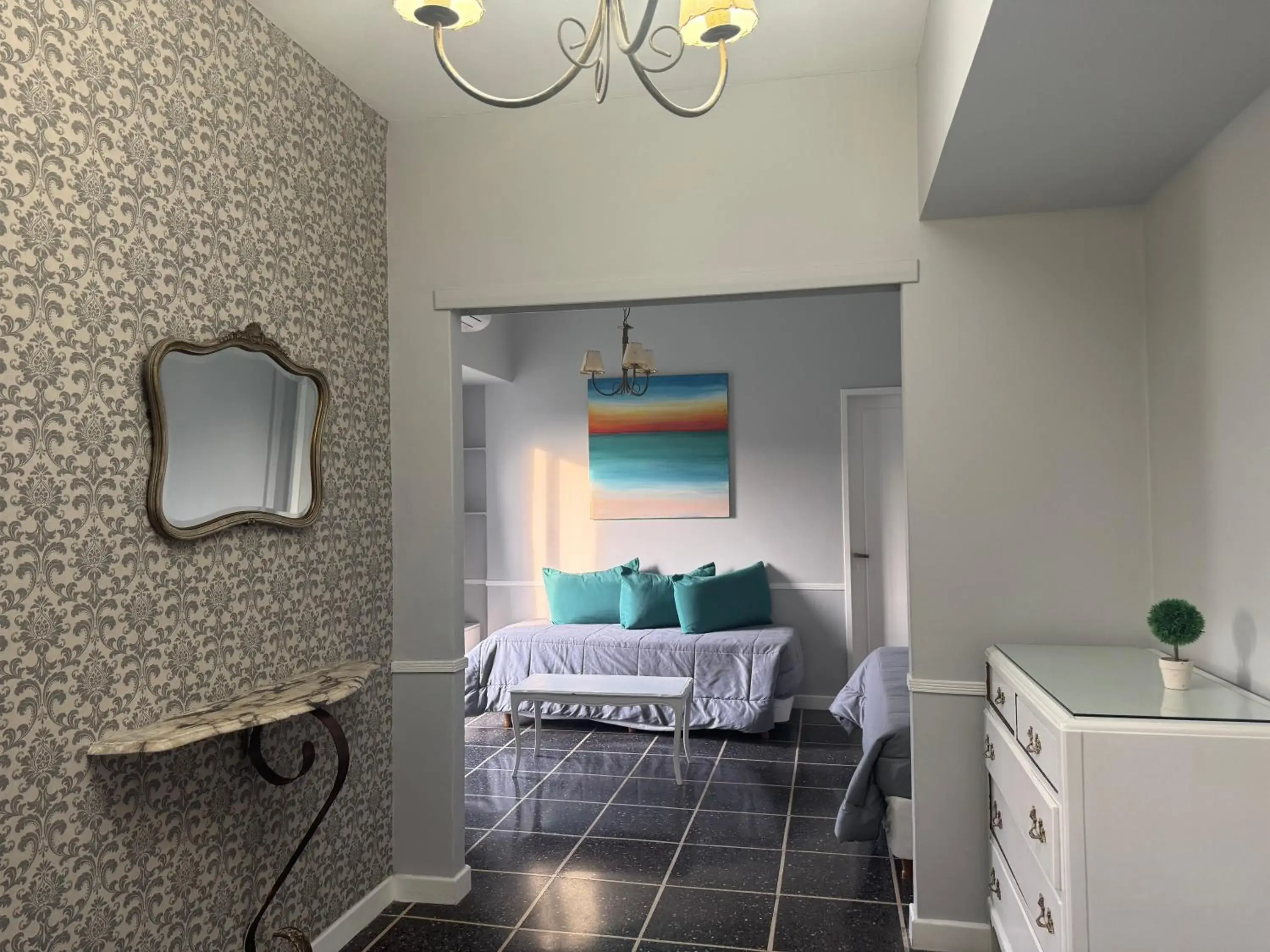 Quadruple Room with Terrace in Hotel Lyon by MH Quadruple Room with Terrace in Hotel Lyon by MH