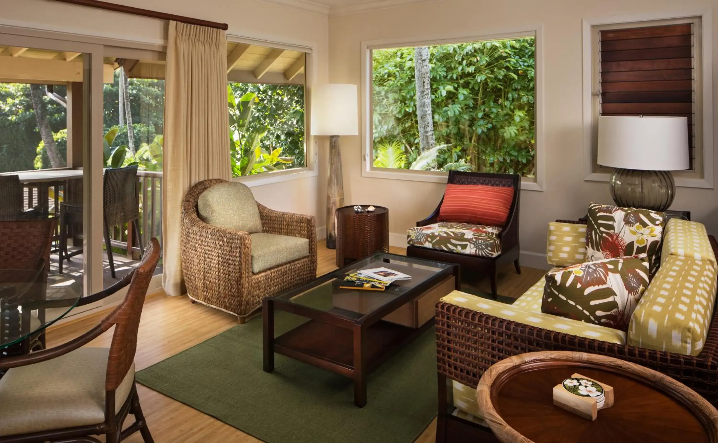 Two-Bedroom Suite with Garden View in Hanalei Colony Resort Two-Bedroom Suite with Garden View in Hanalei Colony Resort