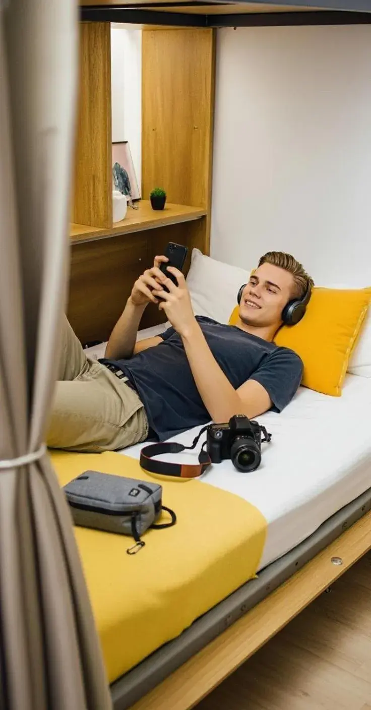 Single Bed in Dorm with Shared Bath in hipstercity hostel Single Bed in Dorm with Shared Bath in hipstercity hostel