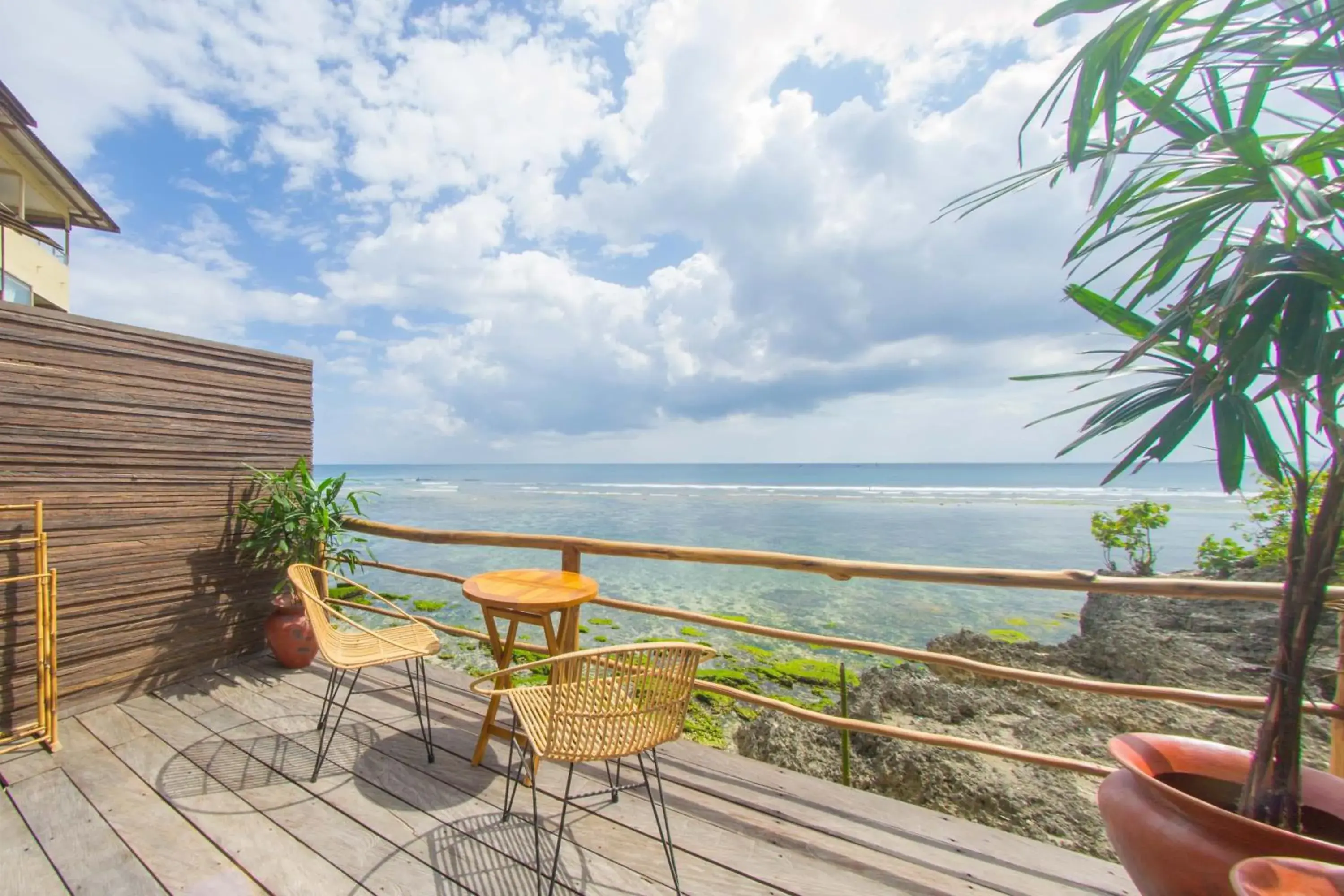 Deluxe Double Room with Balcony and Sea View in Le Cliff Bali Deluxe Double Room with Balcony and Sea View in Le Cliff Bali