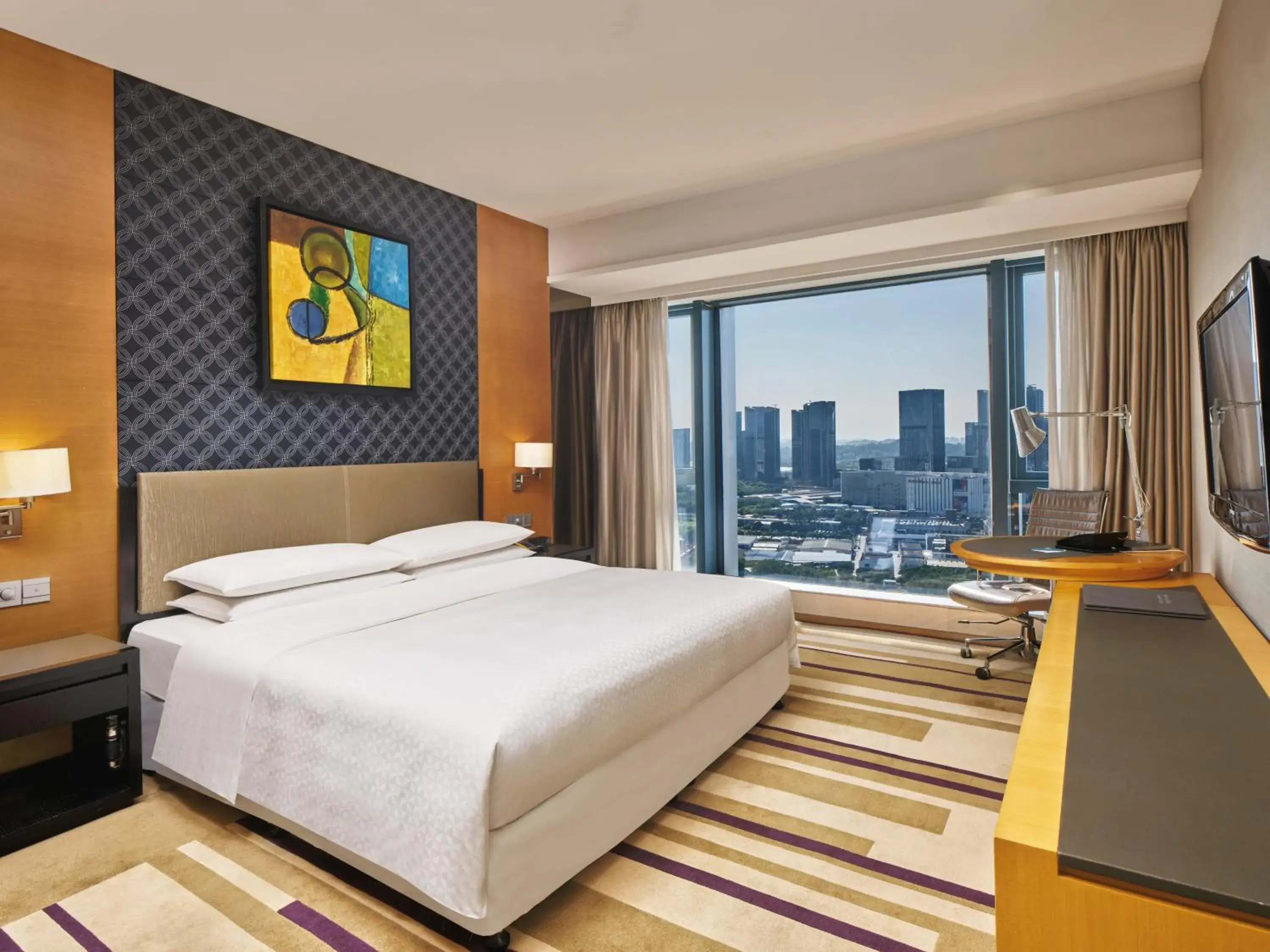 1 Bedroom Executive Suite, 1 King, City view in Four Points by Sheraton Guangzhou Financial City, Tianhe 1 Bedroom Executive Suite, 1 King, City view in Four Points by Sheraton Guangzhou Financial City, Tianhe