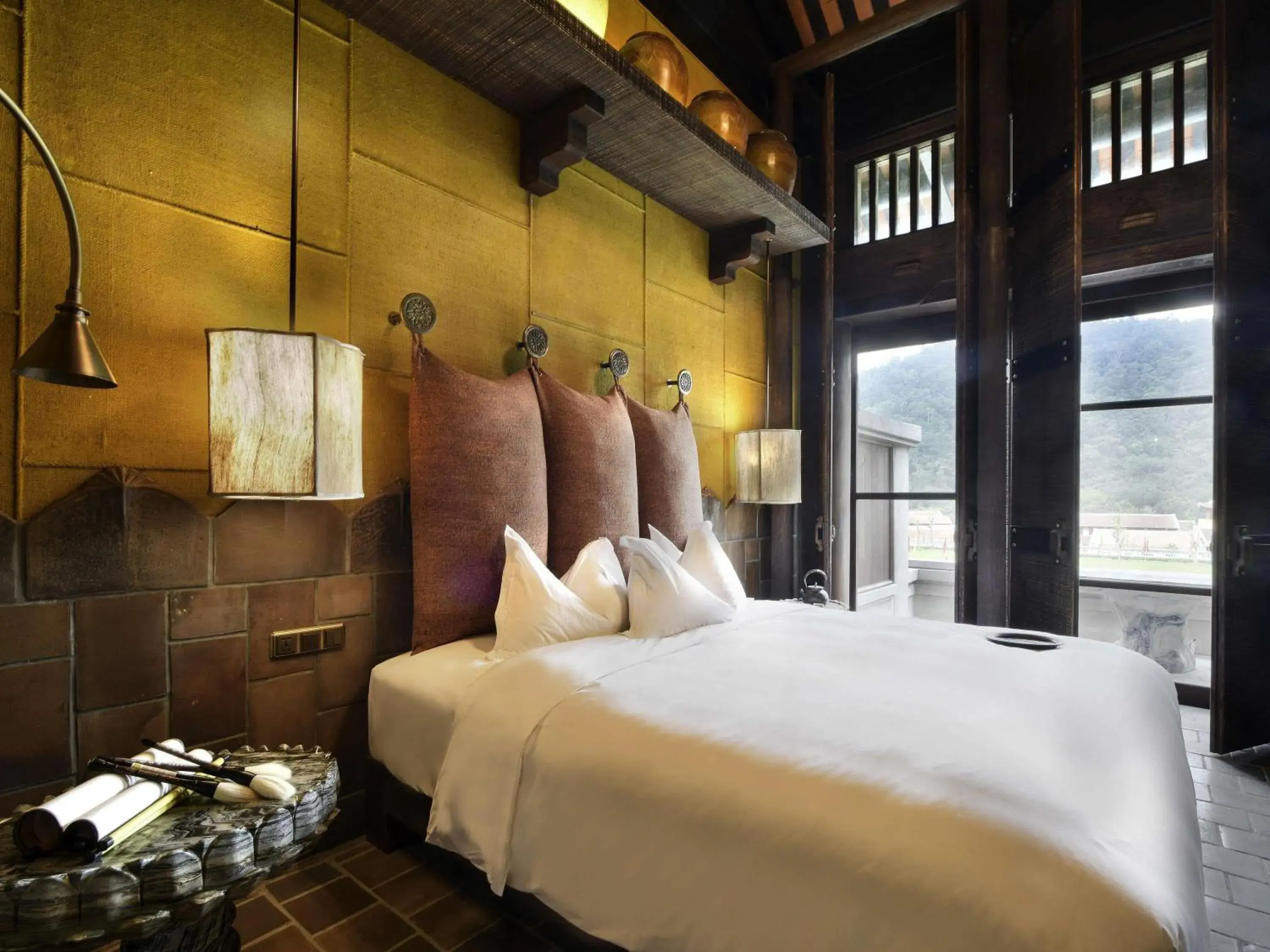 Deluxe King Room with View in Legacy Yen Tu - MGallery Deluxe King Room with View in Legacy Yen Tu - MGallery