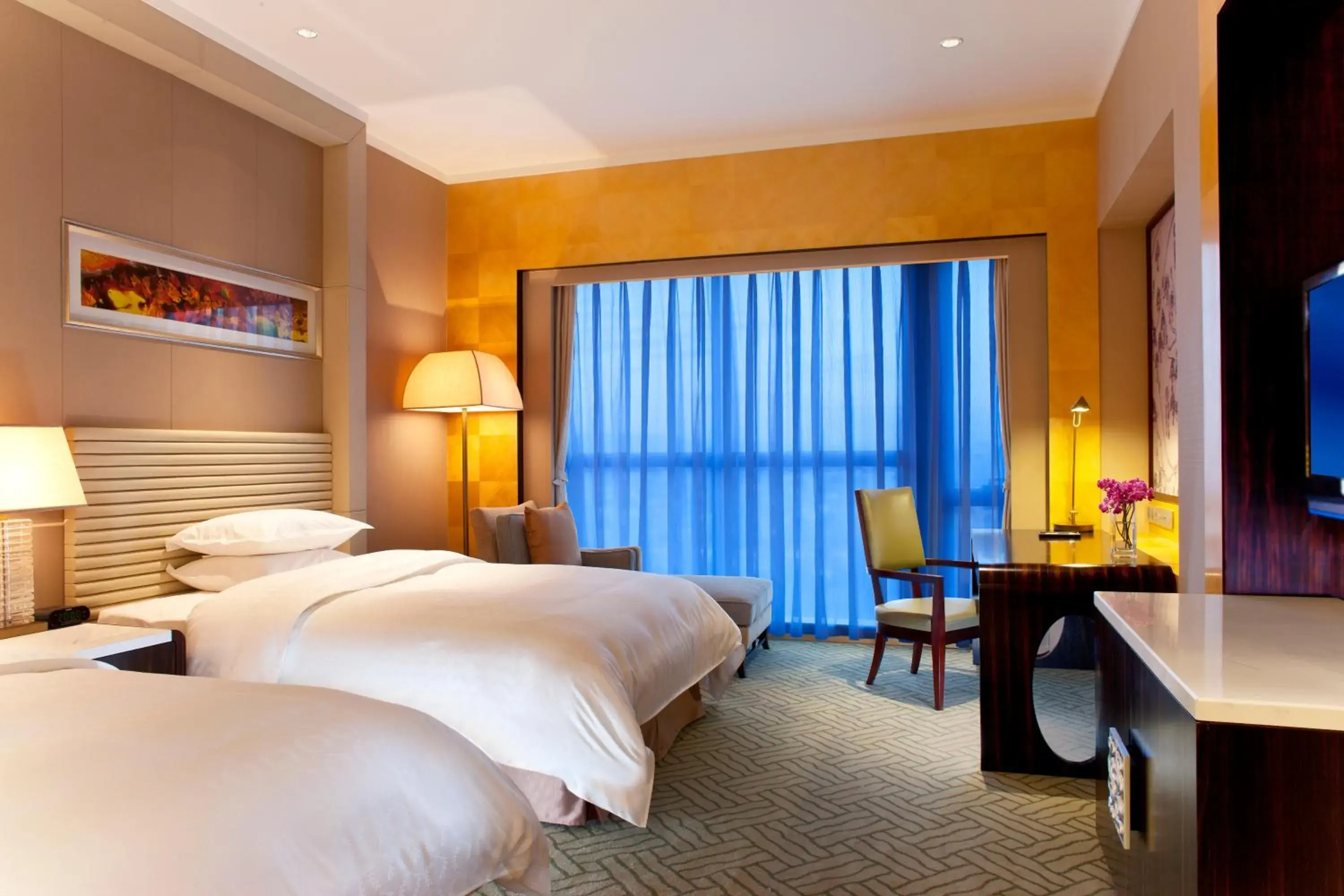 Executive Twin Room, Club level, Guest room, City View view in Sheraton Hohhot Hotel Executive Twin Room, Club level, Guest room, City View view in Sheraton Hohhot Hotel