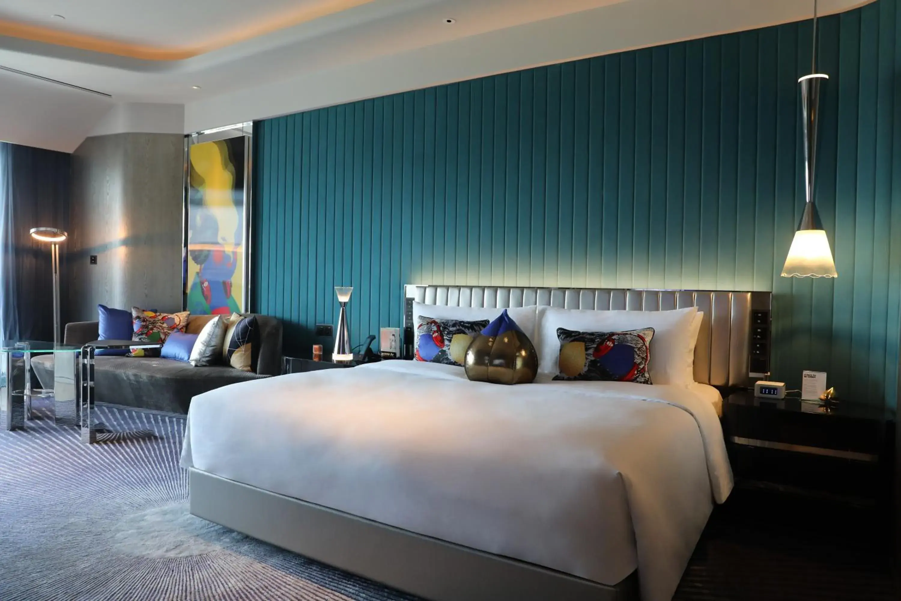 Wonderful, Guest room, 1 King, City view, Balcony in W XIAN Hotel Wonderful, Guest room, 1 King, City view, Balcony in W XIAN Hotel