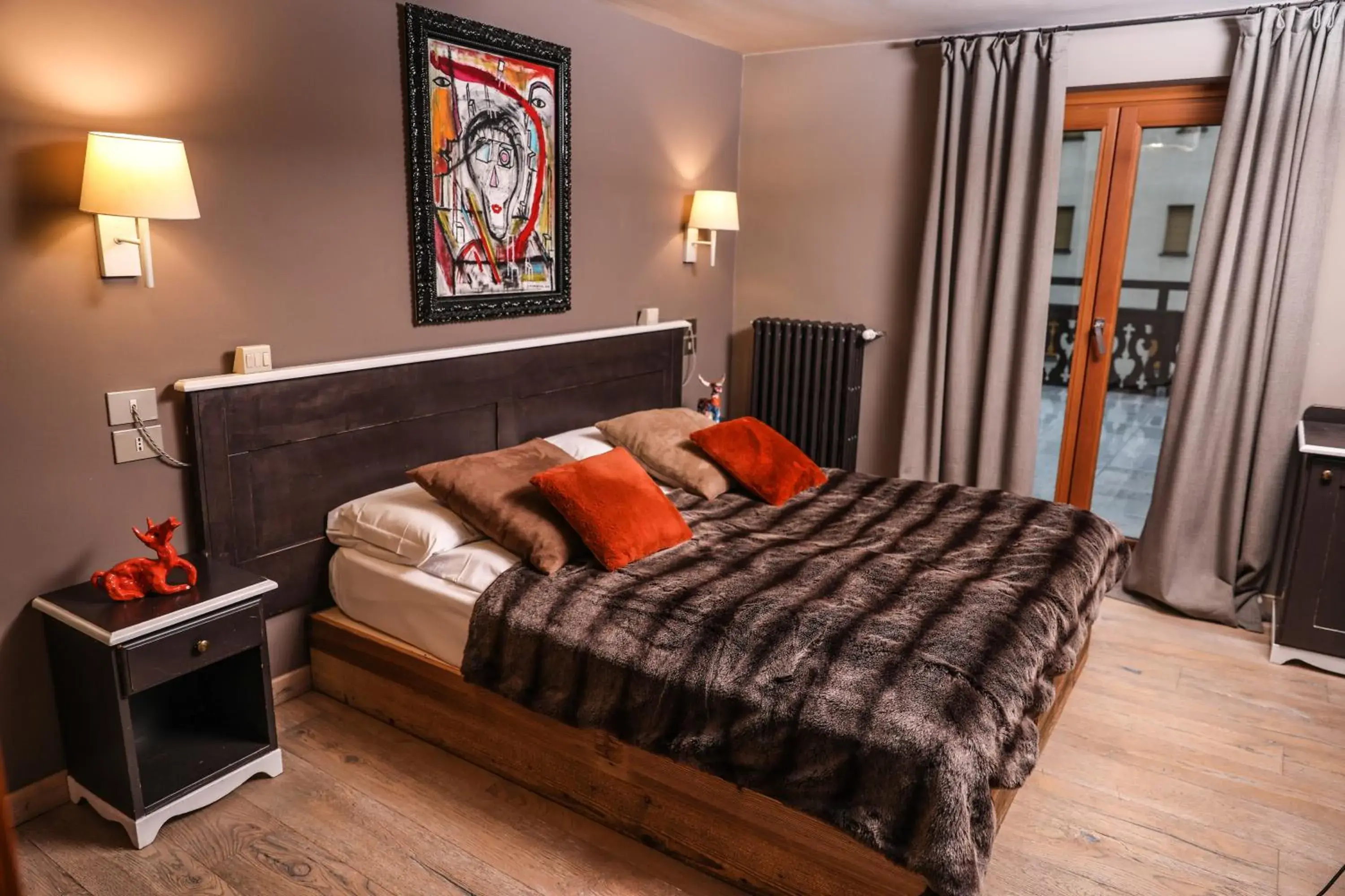 Double or Twin Room in Art Hotel Grivola Double or Twin Room in Art Hotel Grivola