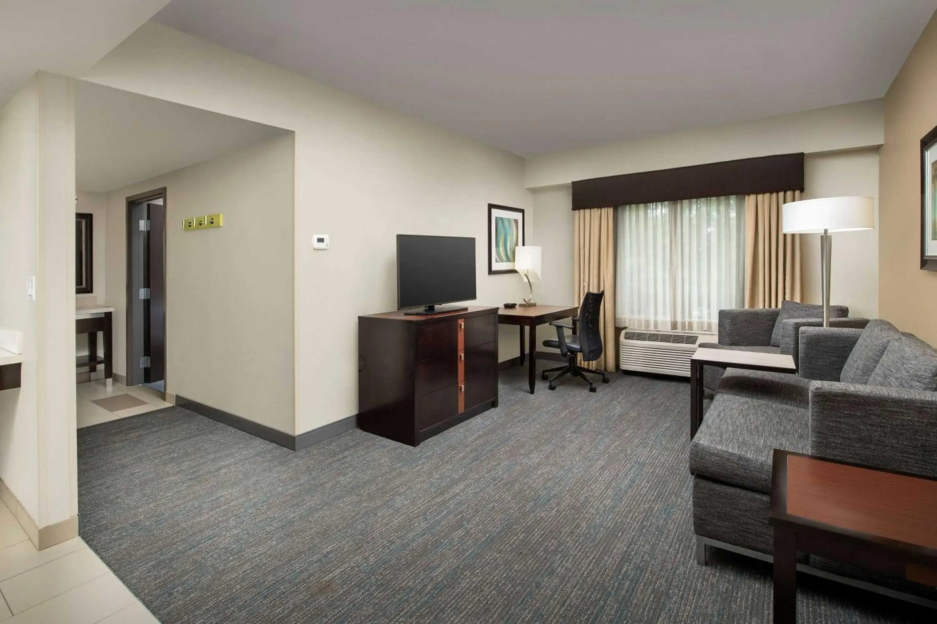King Suite - Non-Smoking in Hampton Inn & Suites Alpharetta-Windward King Suite - Non-Smoking in Hampton Inn & Suites Alpharetta-Windward