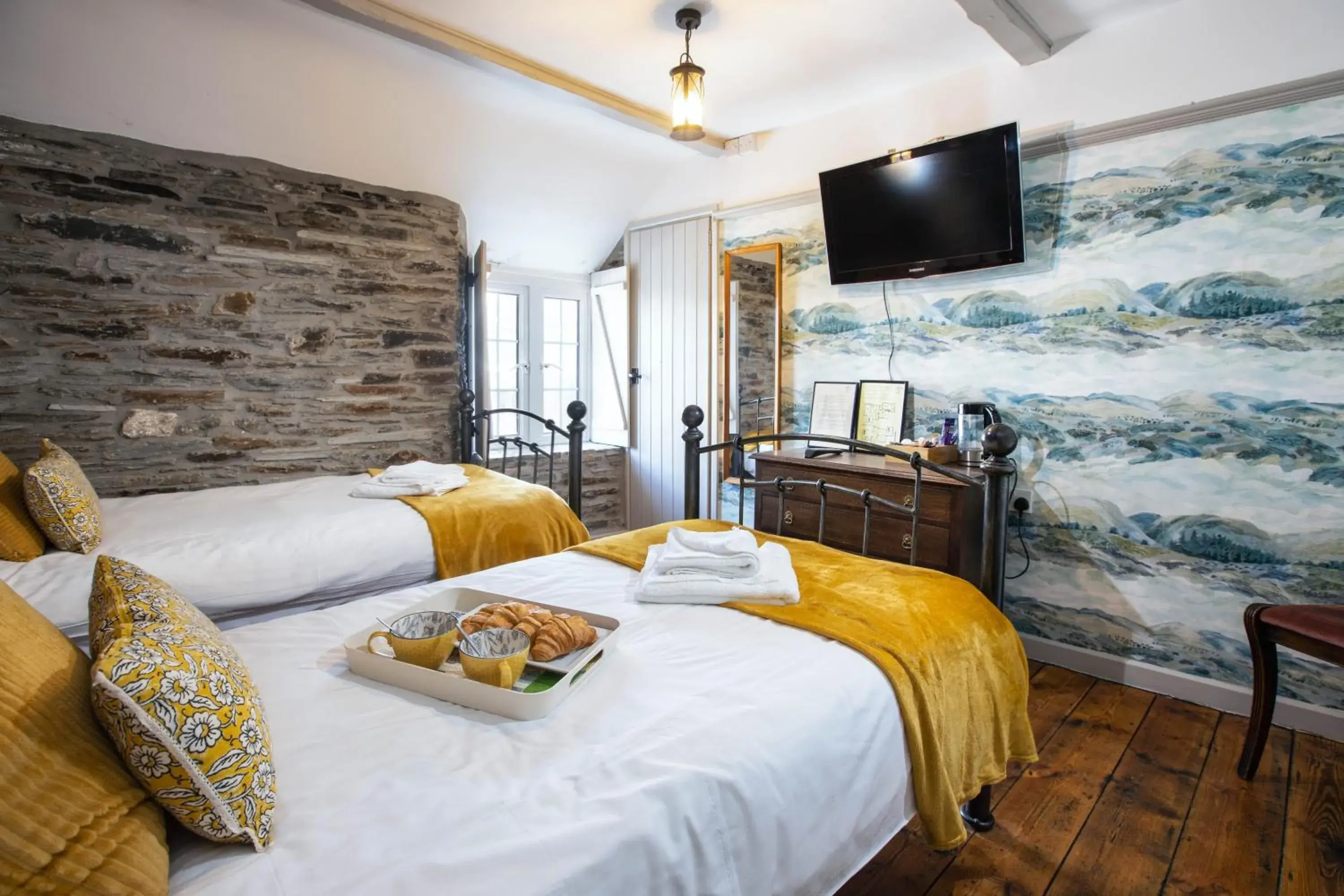 Twin Room in The Olde Malthouse Inn Twin Room in The Olde Malthouse Inn