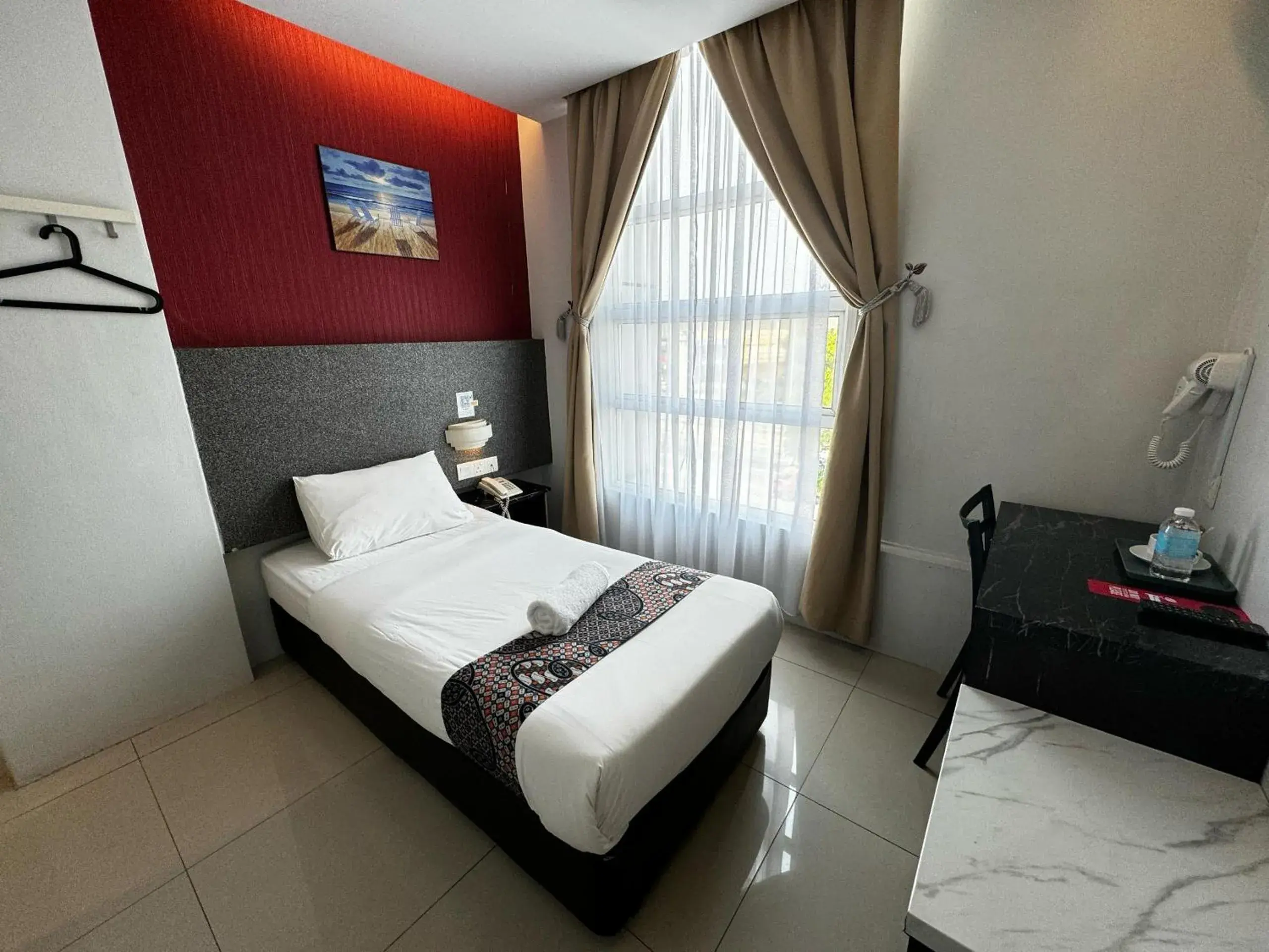 Single Room Window in Best View Hotel Puchong Single Room Window in Best View Hotel Puchong