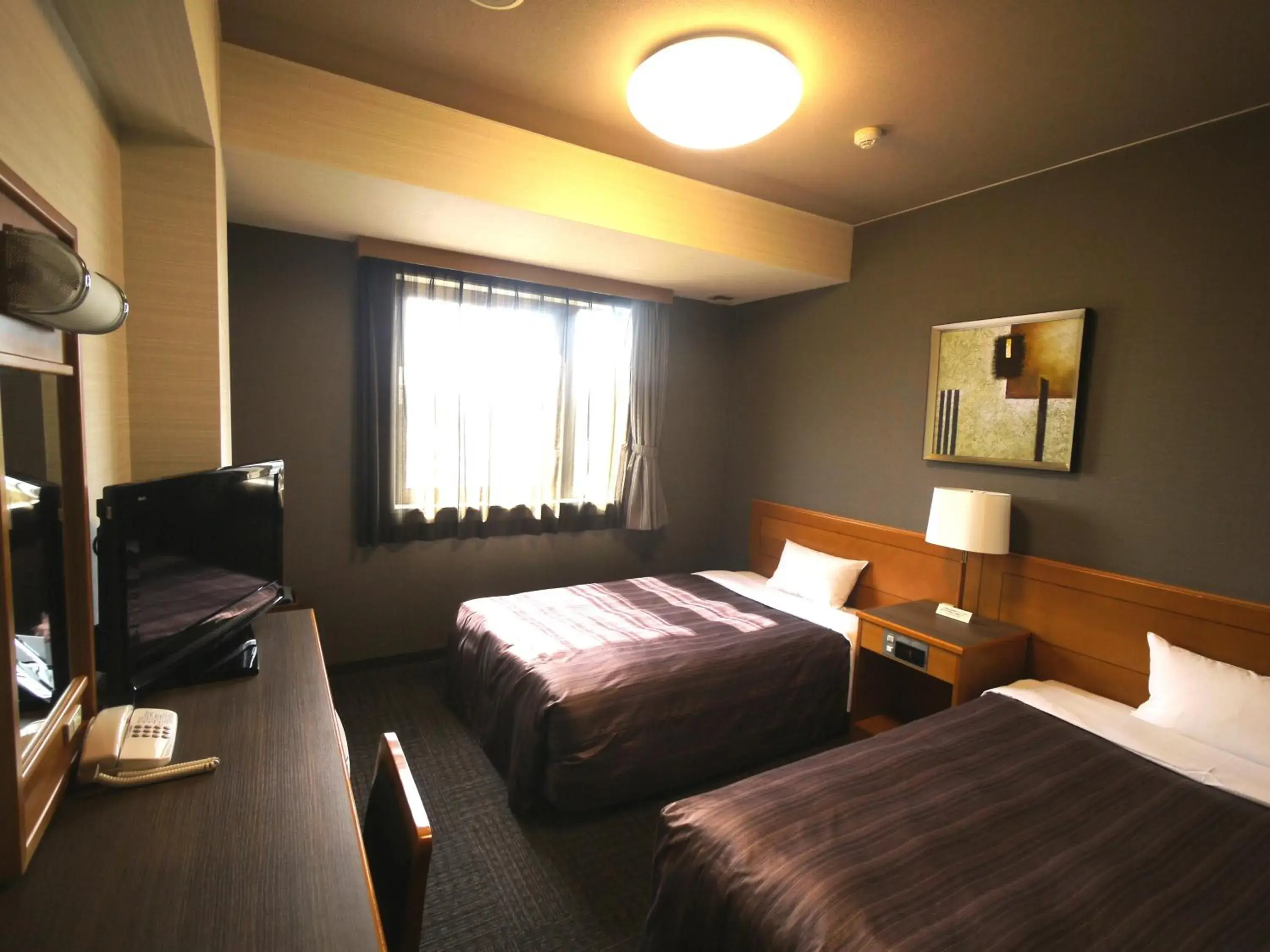 Twin Room - single occupancy - Smoking in Hotel Route-Inn Nakatsugawa Inter Twin Room - single occupancy - Smoking in Hotel Route-Inn Nakatsugawa Inter