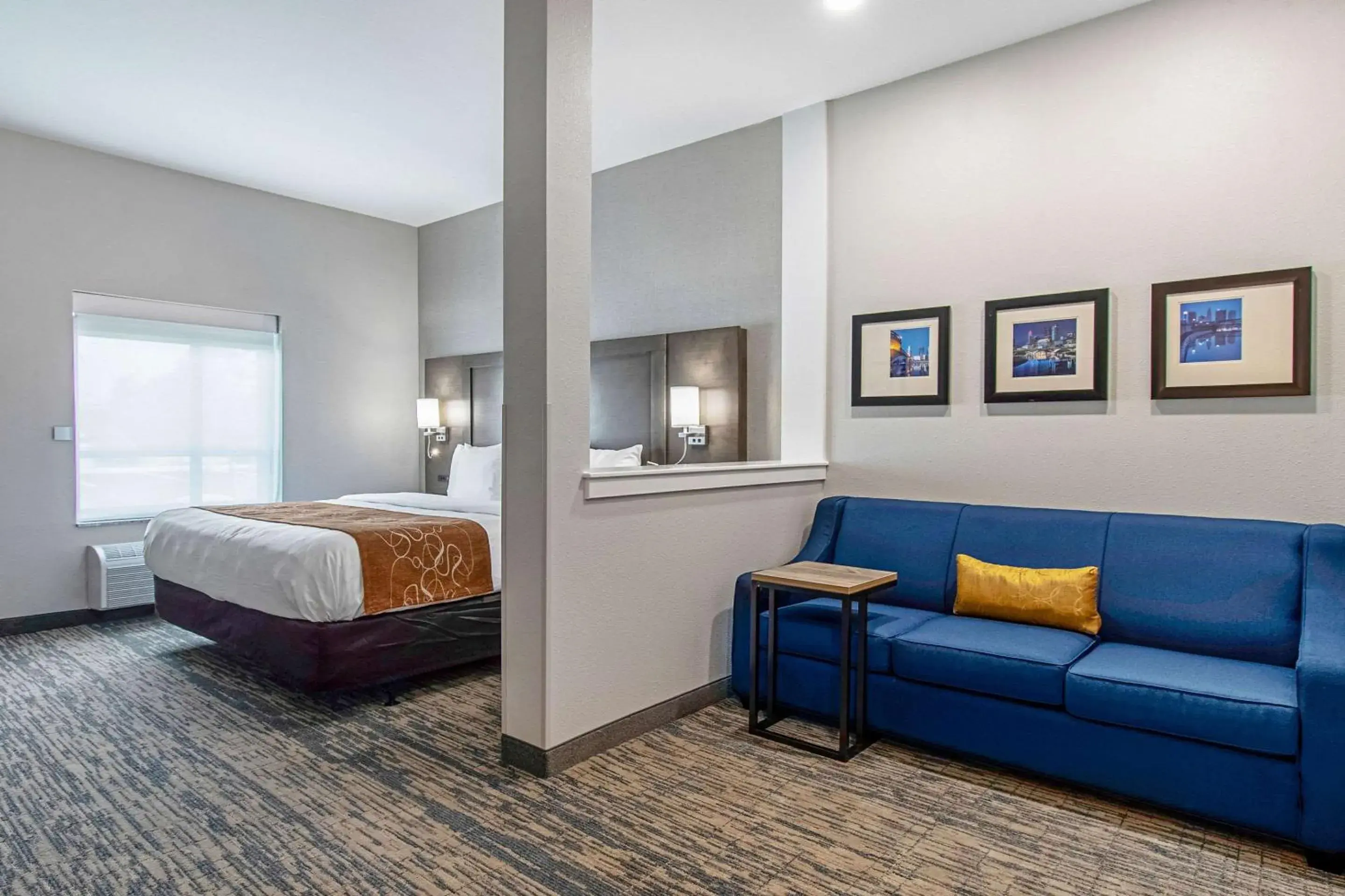 King Suite with Roll-In Shower - Accessible/Non-Smoking in Comfort Suites Grove City - Columbus South King Suite with Roll-In Shower - Accessible/Non-Smoking in Comfort Suites Grove City - Columbus South