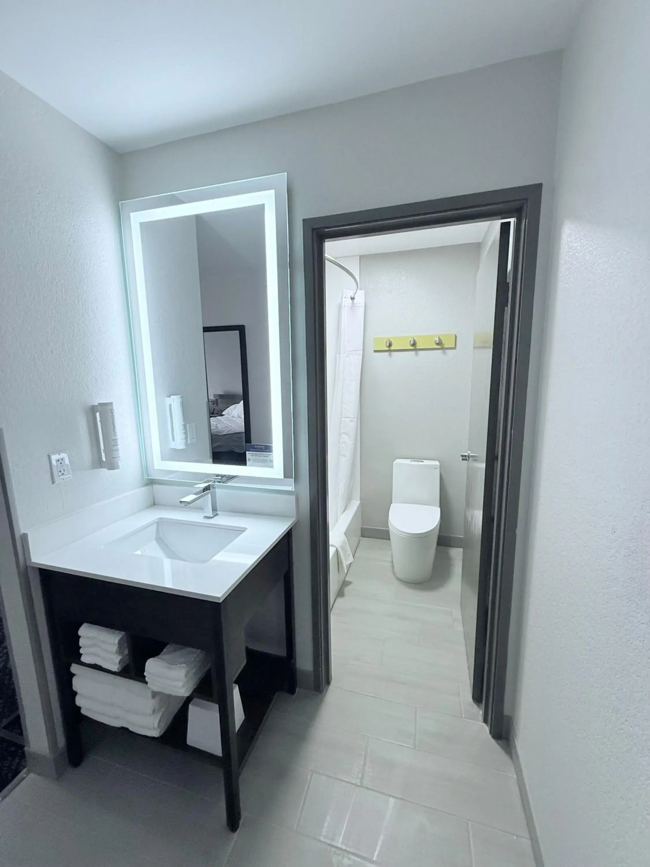 King Room with Roll-In Shower - Disability Access/Non Smoking in Clarion Pointe King Room with Roll-In Shower - Disability Access/Non Smoking in Clarion Pointe