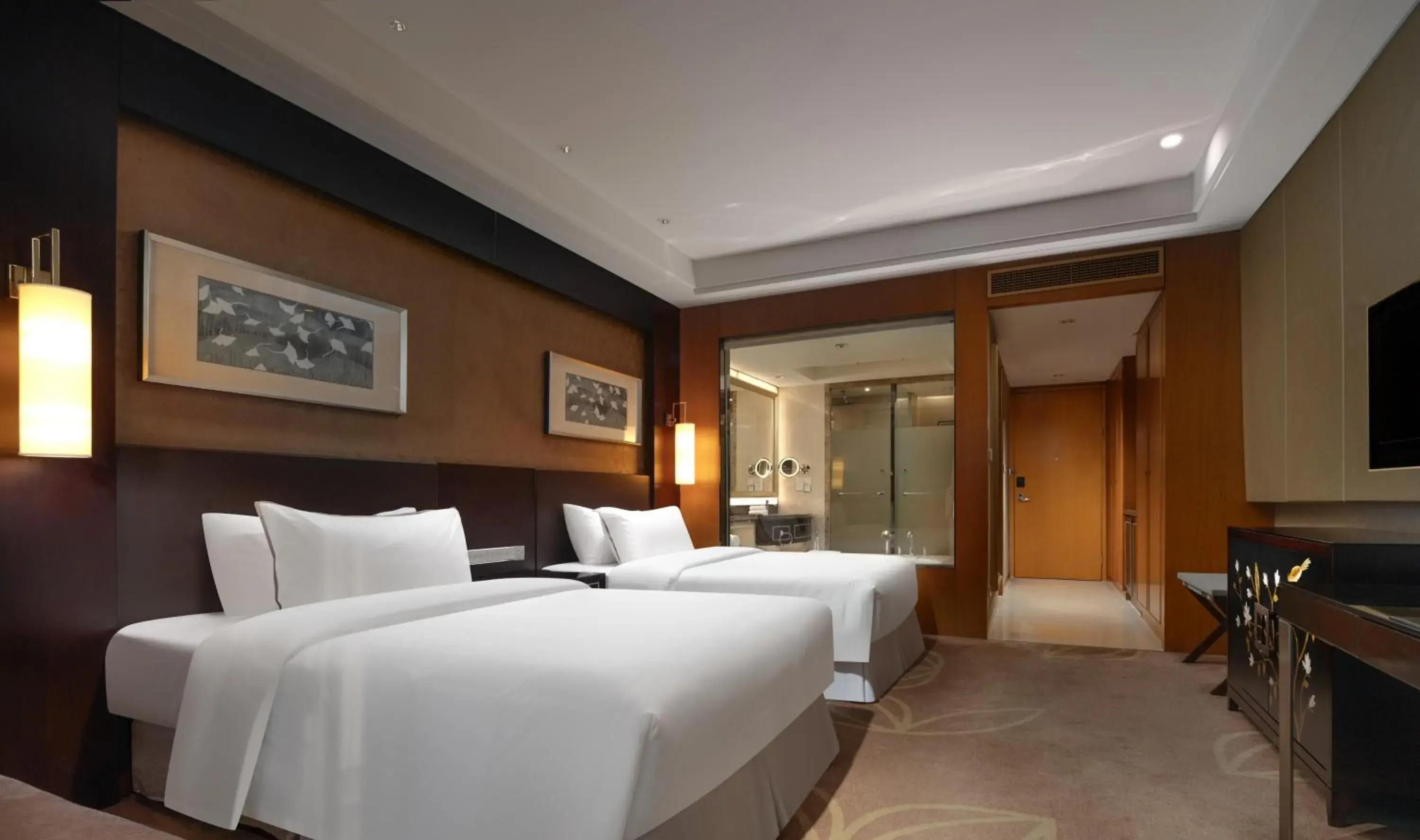 Larger Guest room, 2 Twin/Single Bed(s), City view in The Westin Hefei Baohe Larger Guest room, 2 Twin/Single Bed(s), City view in The Westin Hefei Baohe