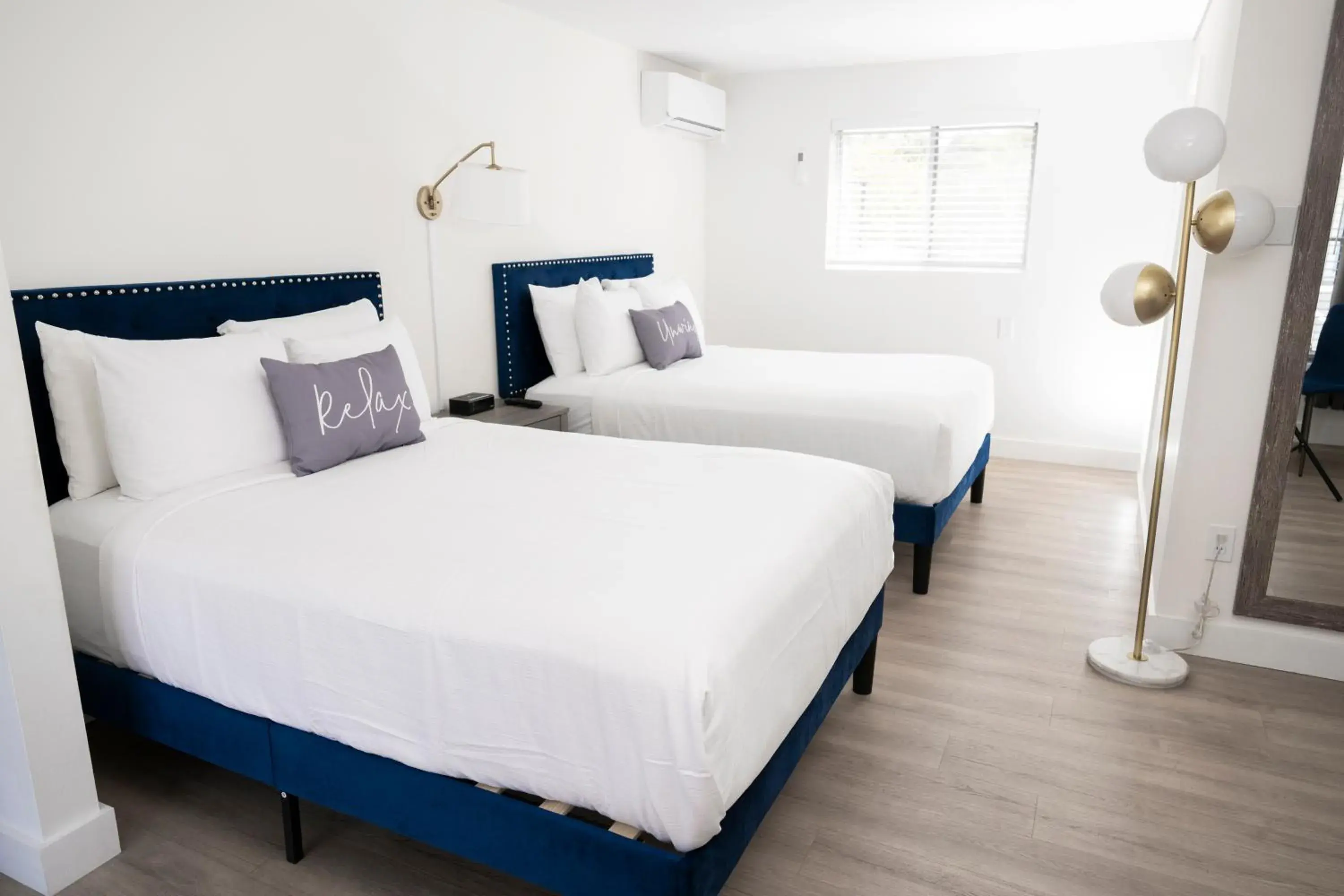 Room with Two Double Beds - No Pets in Endless Dunes, A Modern Motel Room with Two Double Beds - No Pets in Endless Dunes, A Modern Motel