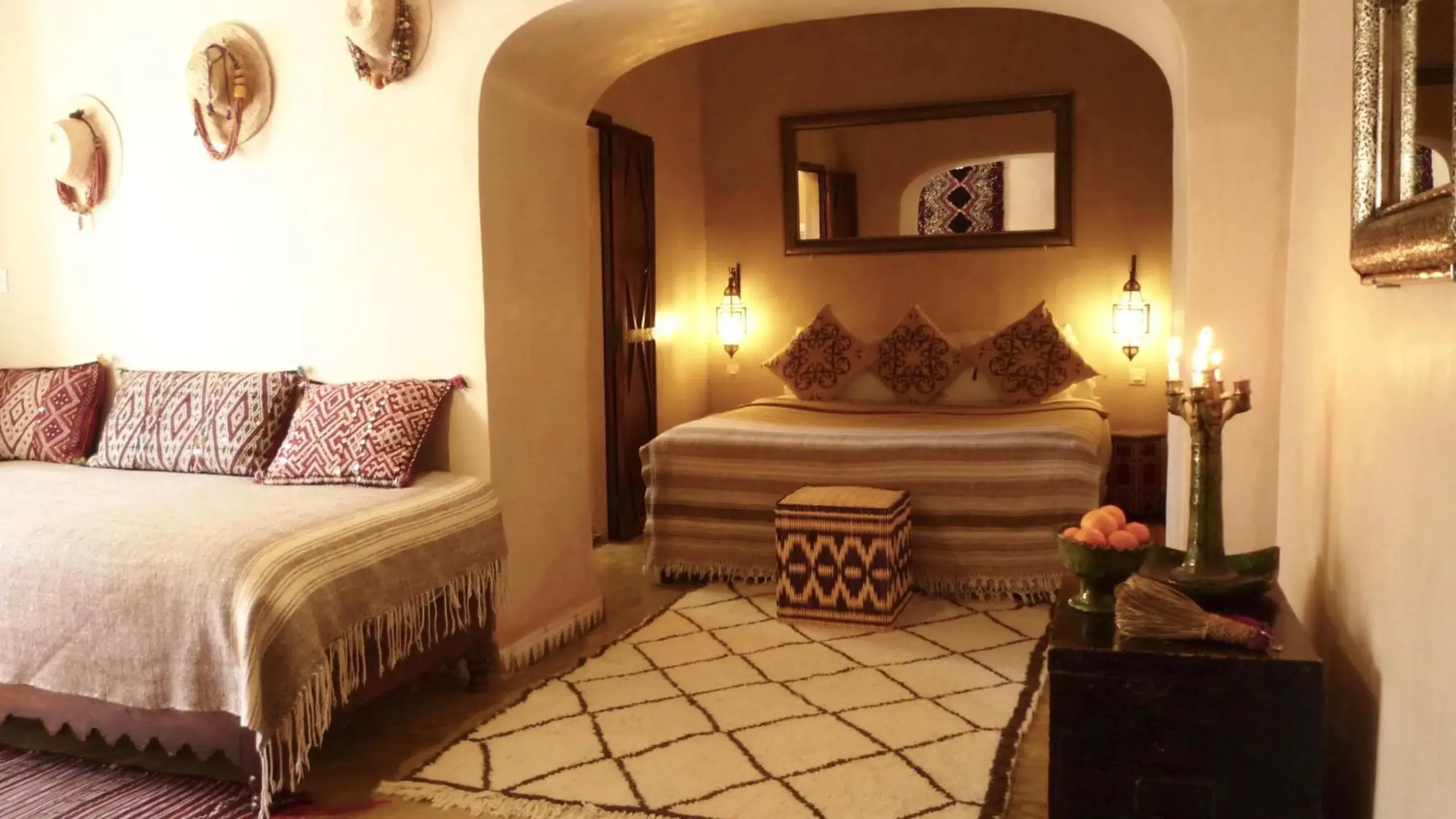 Triple Room with Private Bathroom in Les Jardins de Skoura Triple Room with Private Bathroom in Les Jardins de Skoura