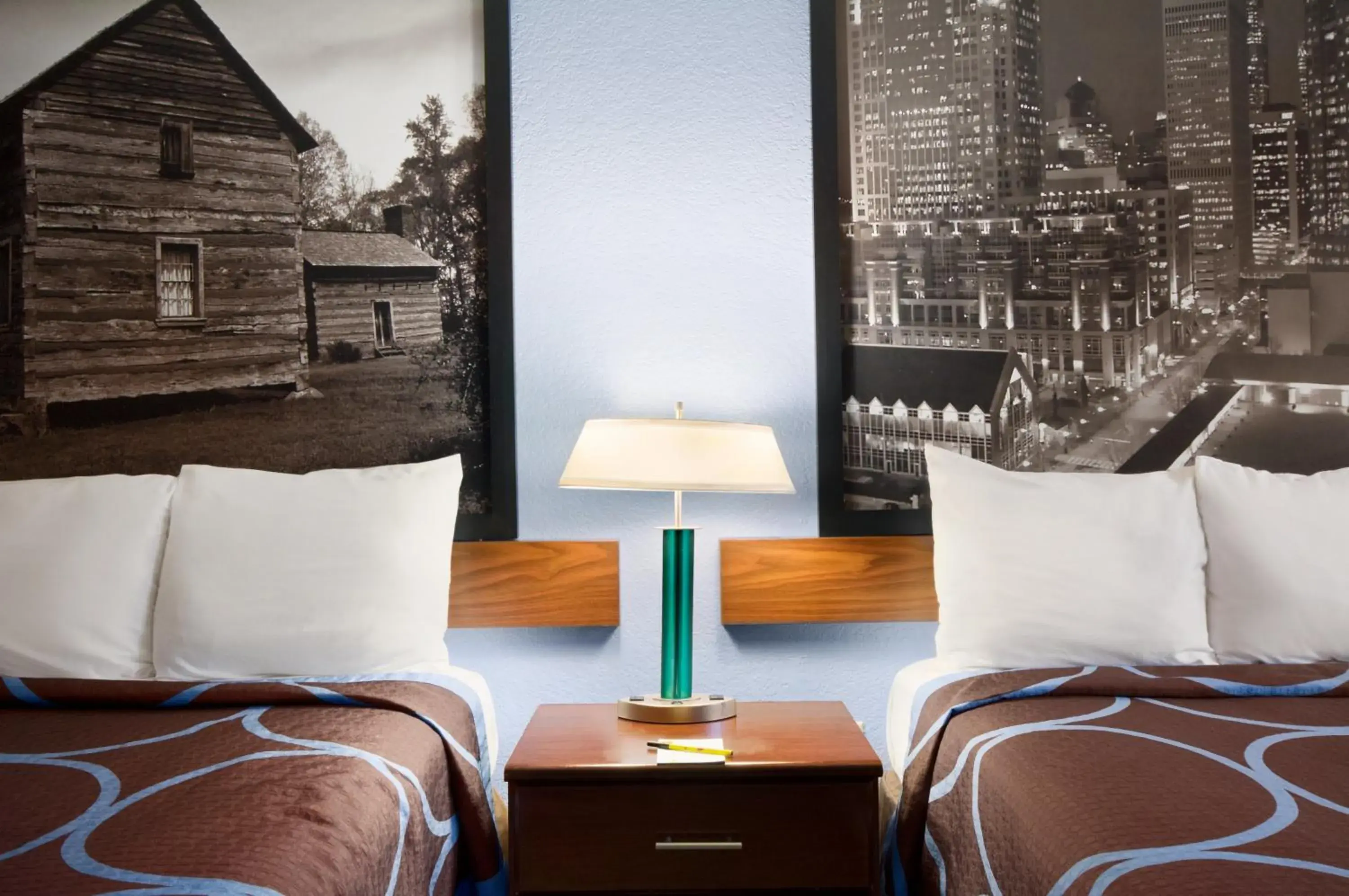 Queen Room with Two Queen Beds - Non-Smoking in Super 8 by Wyndham Charlotte University Queen Room with Two Queen Beds - Non-Smoking in Super 8 by Wyndham Charlotte University