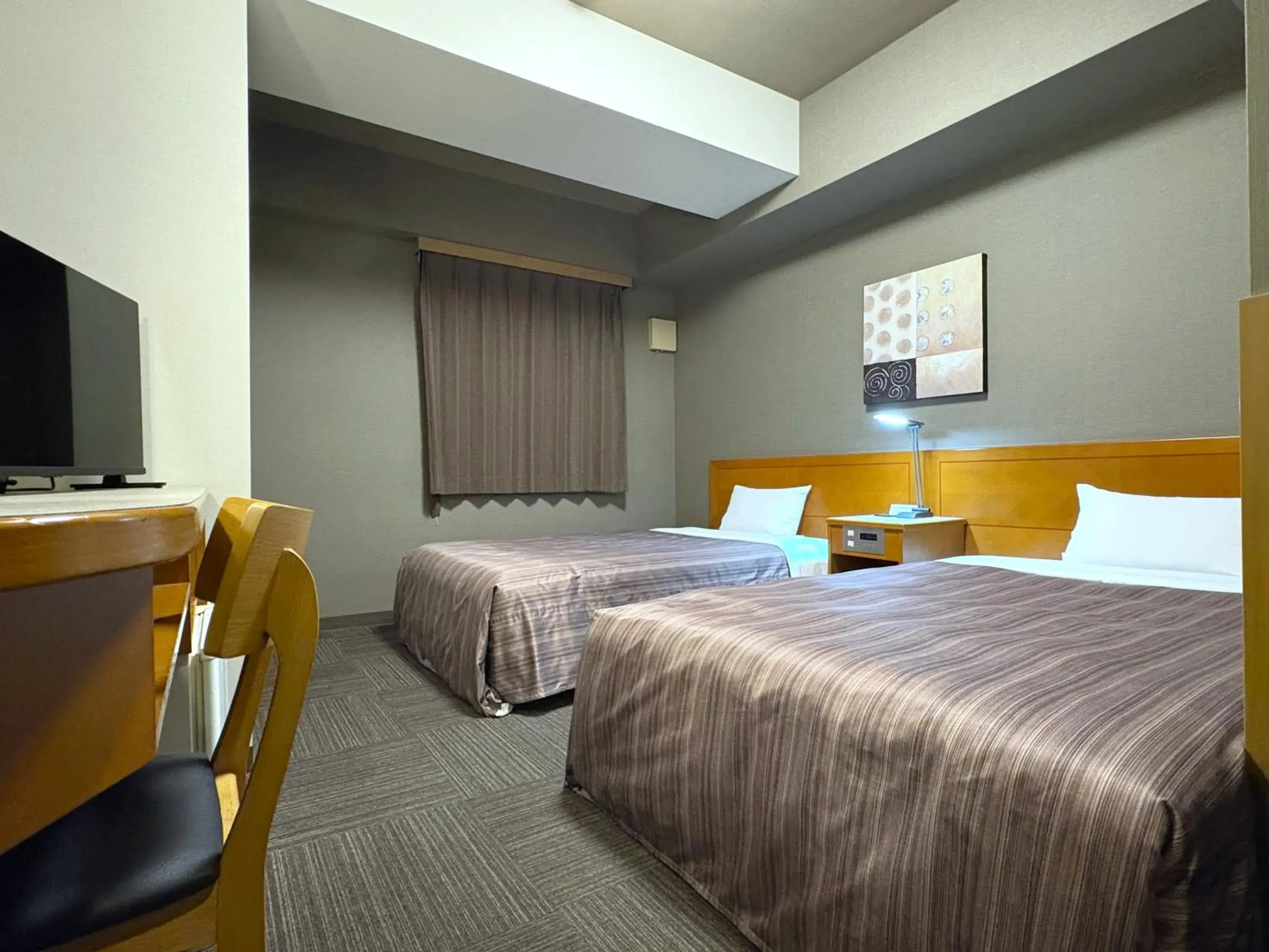 Twin Room - single occupancy - Smoking in Hotel Route-Inn Honjo Ekiminami Twin Room - single occupancy - Smoking in Hotel Route-Inn Honjo Ekiminami