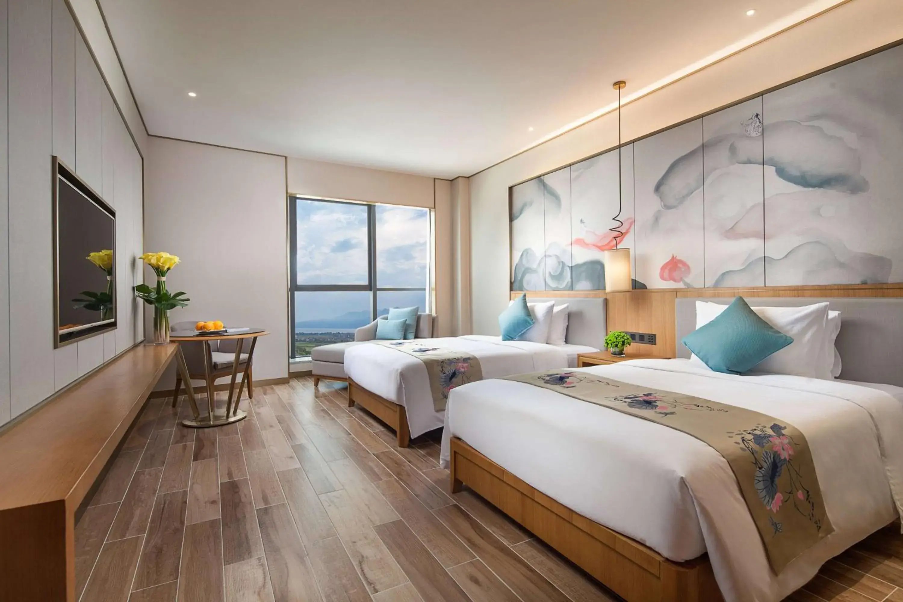 Twin Room in Ramada Plaza Fuxian Lake Twin Room in Ramada Plaza Fuxian Lake