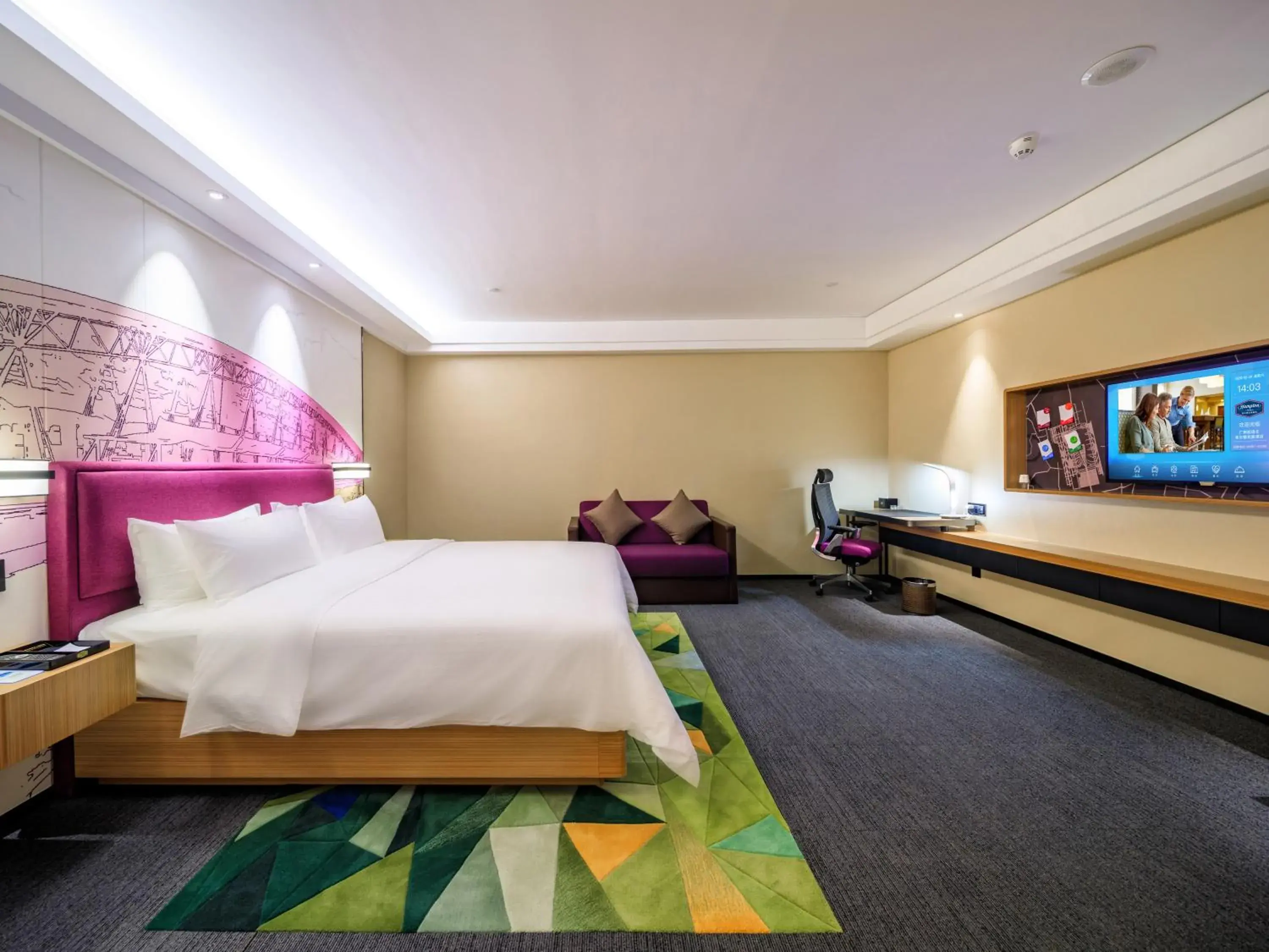 Two-Bedroom Suite in Hampton by Hilton Guangzhou Baiyun Airport North Two-Bedroom Suite in Hampton by Hilton Guangzhou Baiyun Airport North