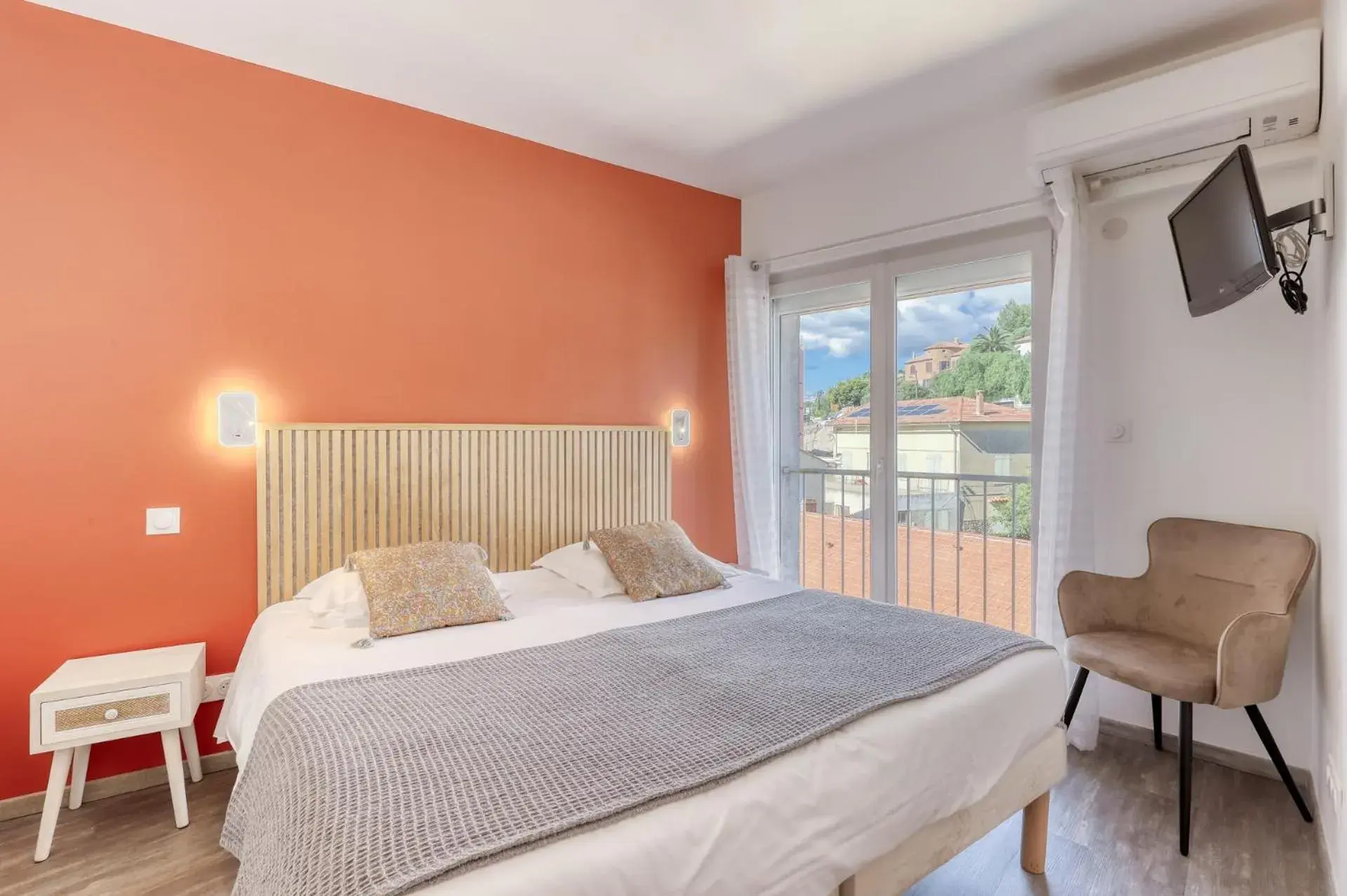 Double or Twin Room - Village Side in Anglade Hotel Double or Twin Room - Village Side in Anglade Hotel