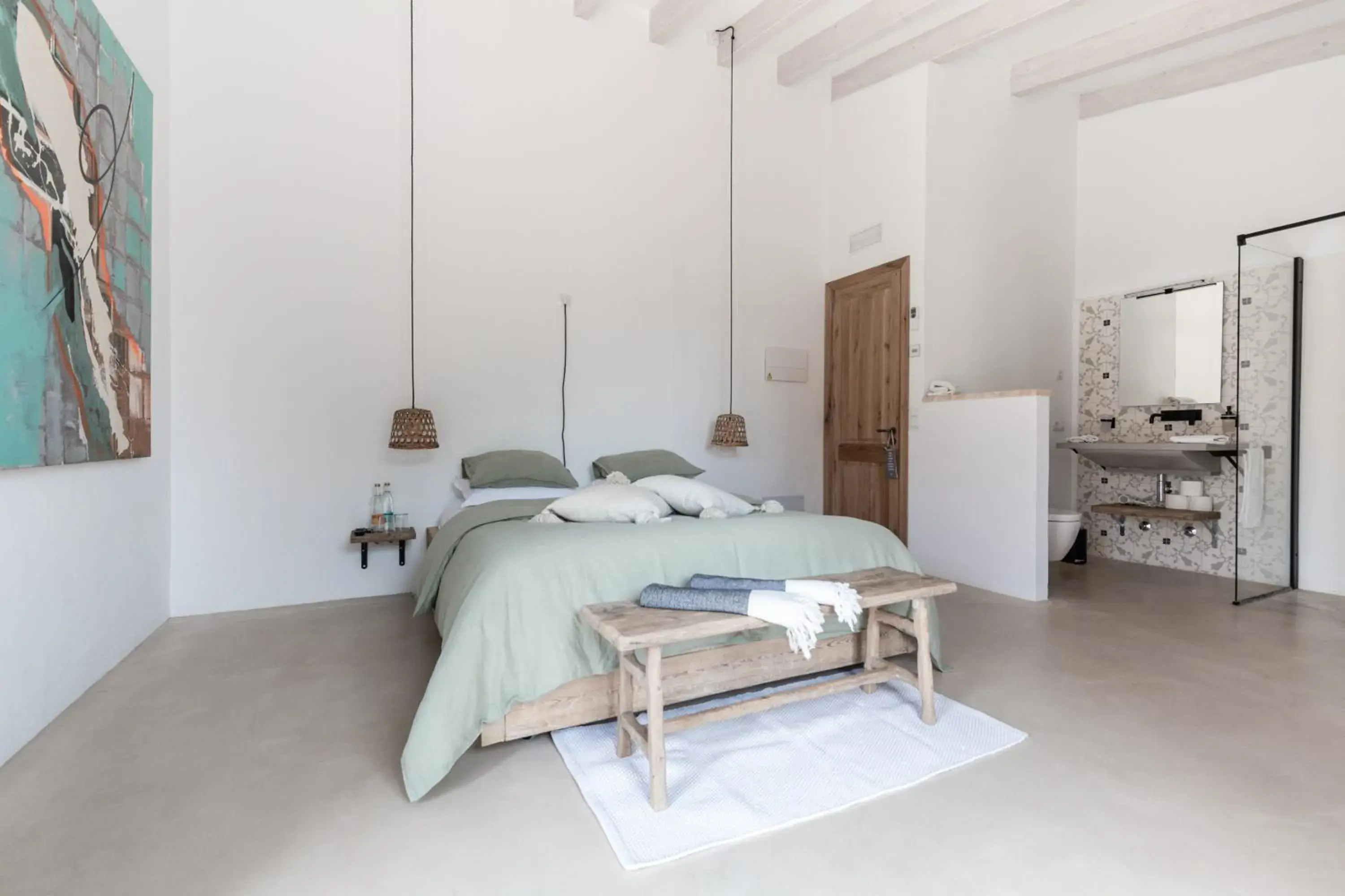 Deluxe Double Room with Balcony in Can Sull Deluxe Double Room with Balcony in Can Sull