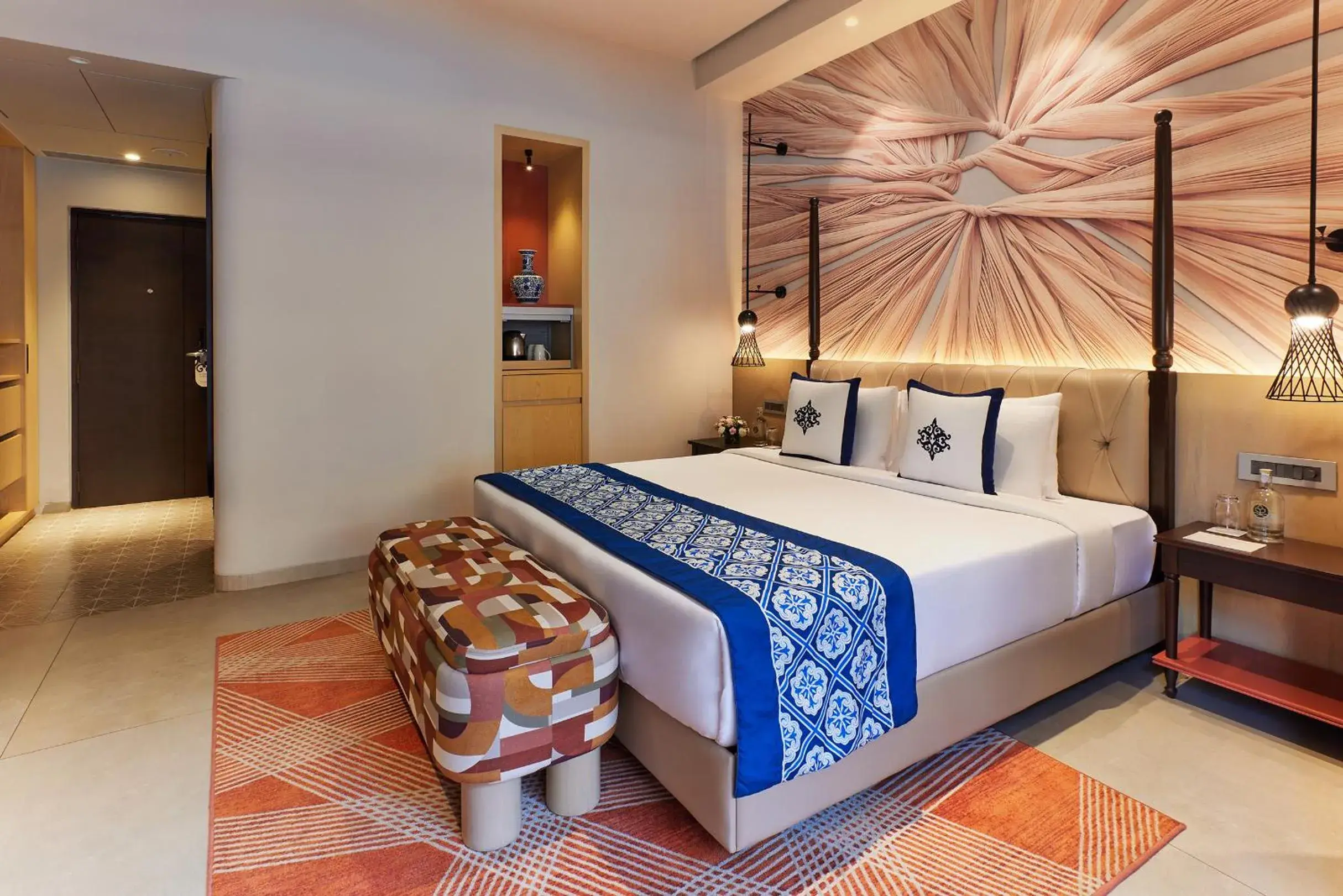 Premium King Room with Balcony – 2 Pints of beer per day , Shuttle to nearest beach, 2 piece laundry per day in La Estoria, Goa - IHCL SeleQtions Premium King Room with Balcony – 2 Pints of beer per day , Shuttle to nearest beach, 2 piece laundry per day in La Estoria, Goa - IHCL SeleQtions