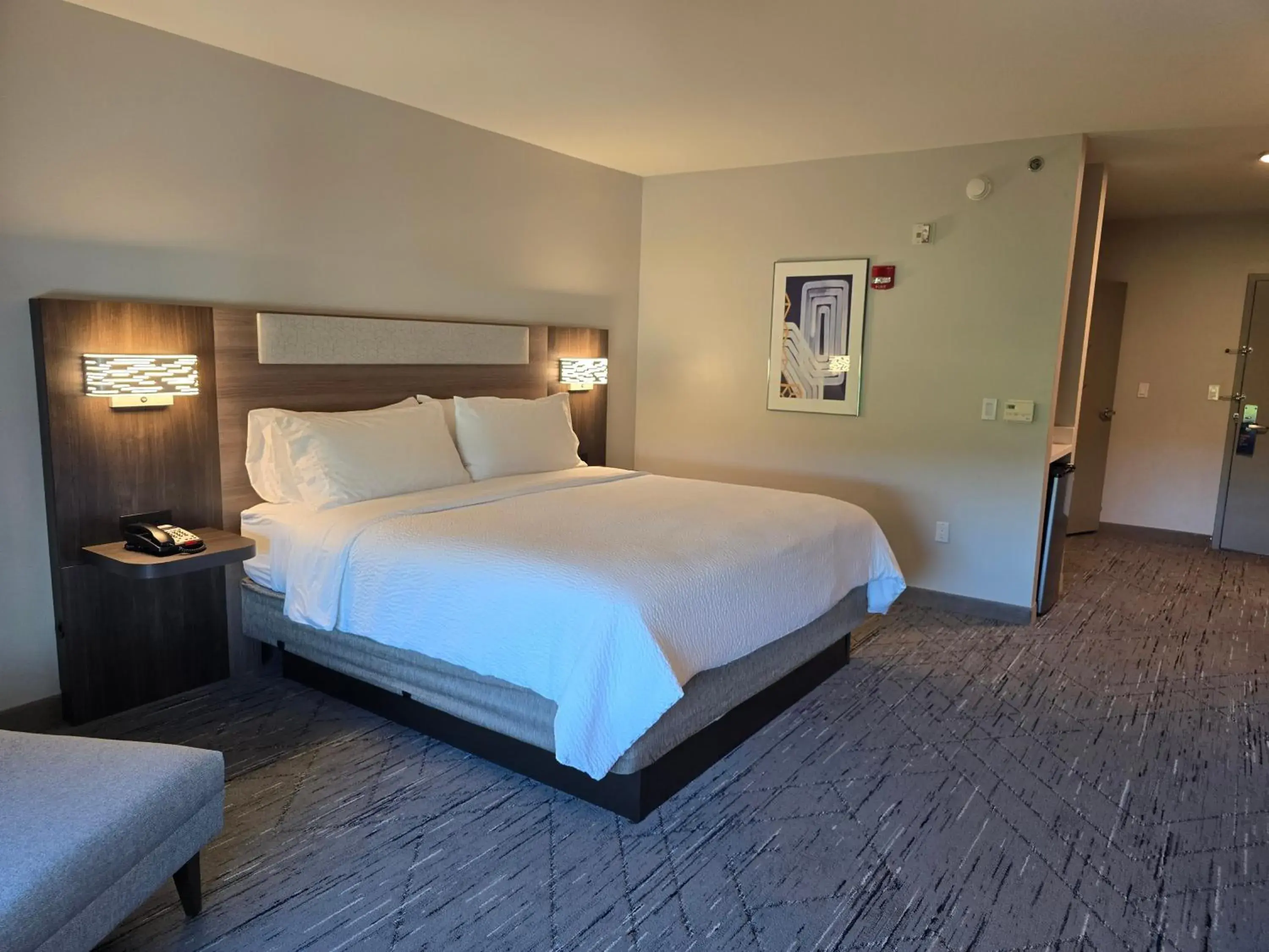 King Room - Hearing Accessible - Roll-in Shower in Holiday Inn Express & Suites - Smithfield/Selma by IHG King Room - Hearing Accessible - Roll-in Shower in Holiday Inn Express & Suites - Smithfield/Selma by IHG
