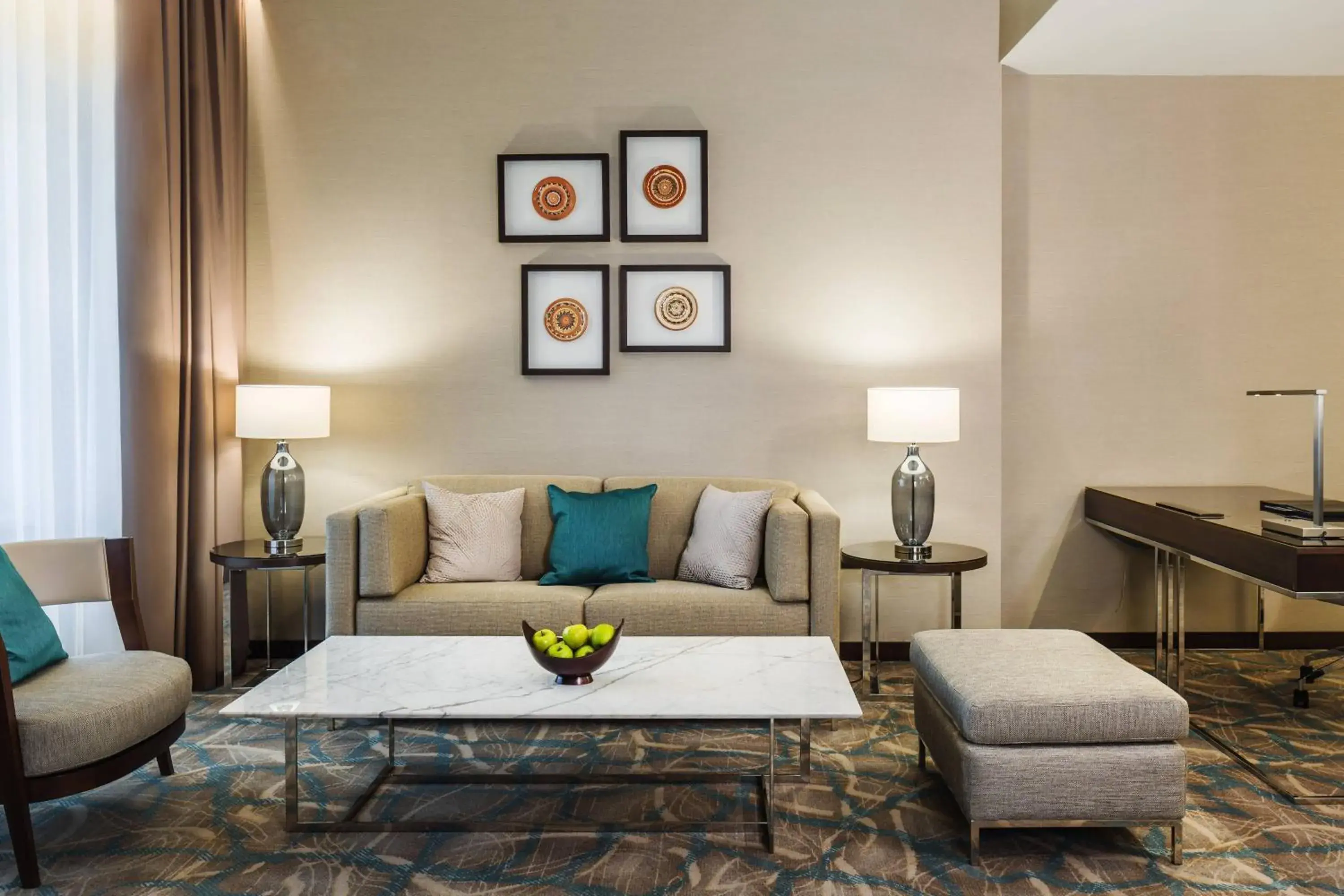 Two-Bedroom Family Suite with Executive Lounge Access in JW Marriott Bucharest Grand Hotel Two-Bedroom Family Suite with Executive Lounge Access in JW Marriott Bucharest Grand Hotel