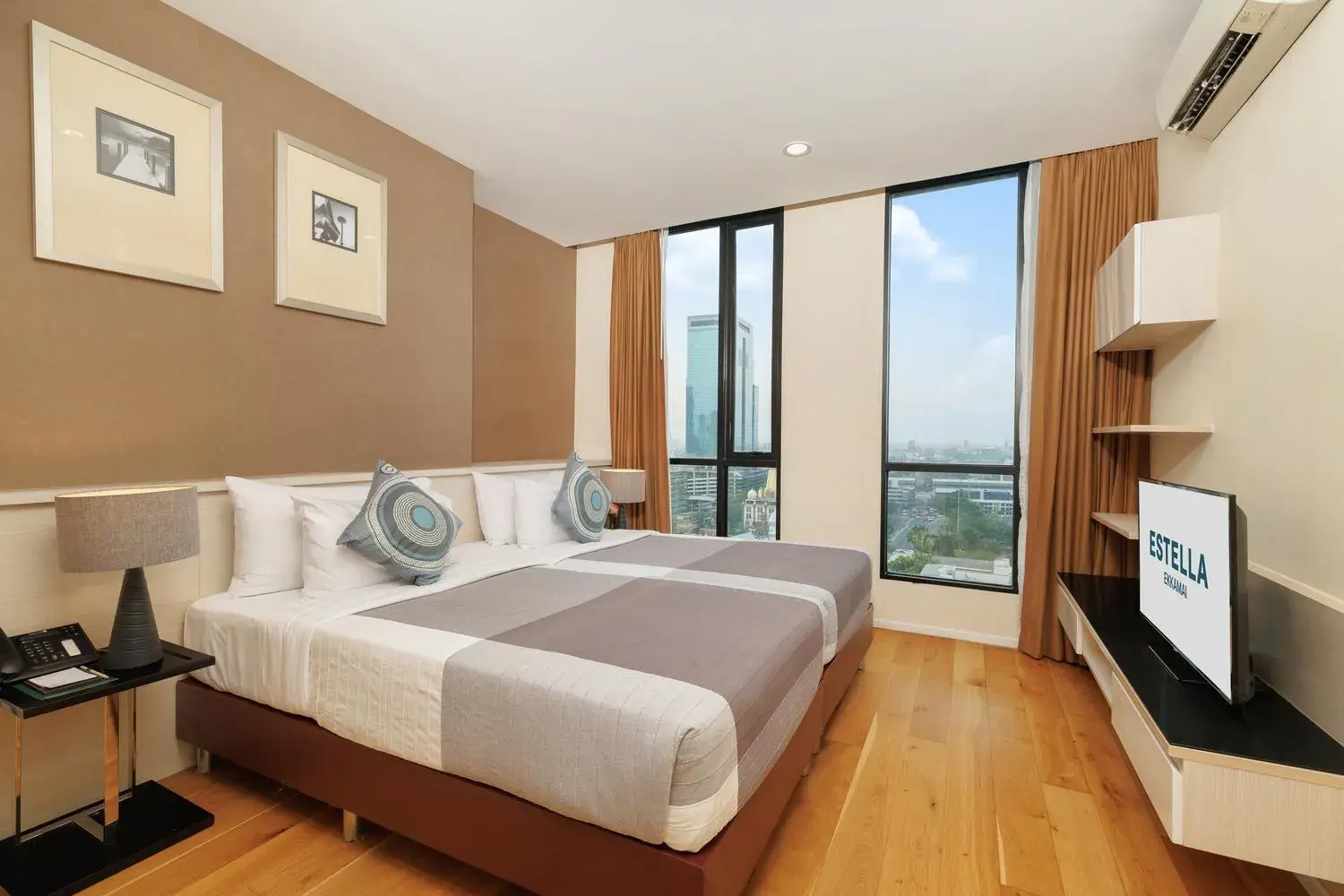 Superior Twin One Bedroom in Estella Ekkamai Superior Twin One Bedroom in Estella Ekkamai