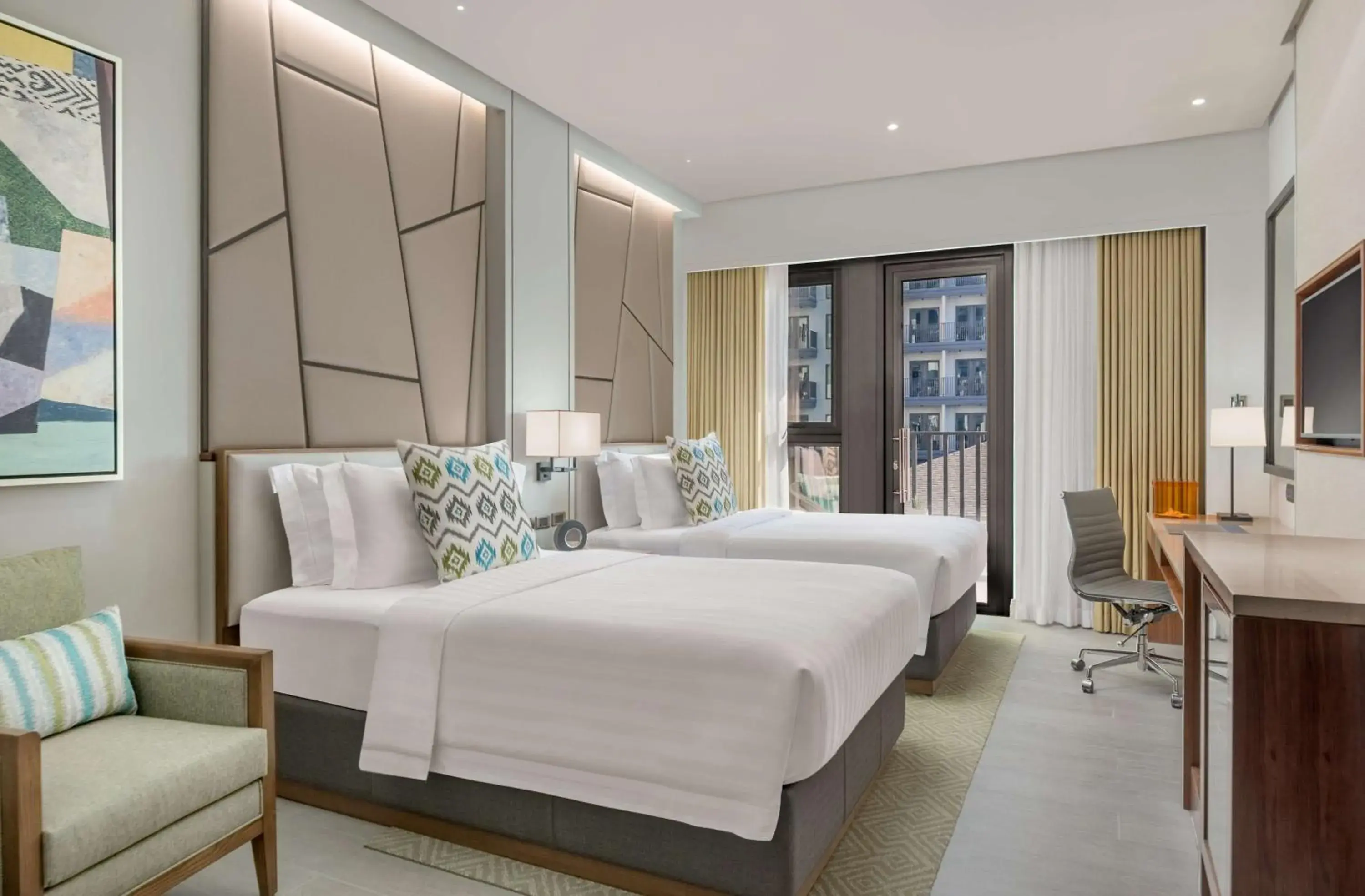 Deluxe Double or Twin Room with Pool View in dusitD2 Davao Deluxe Double or Twin Room with Pool View in dusitD2 Davao