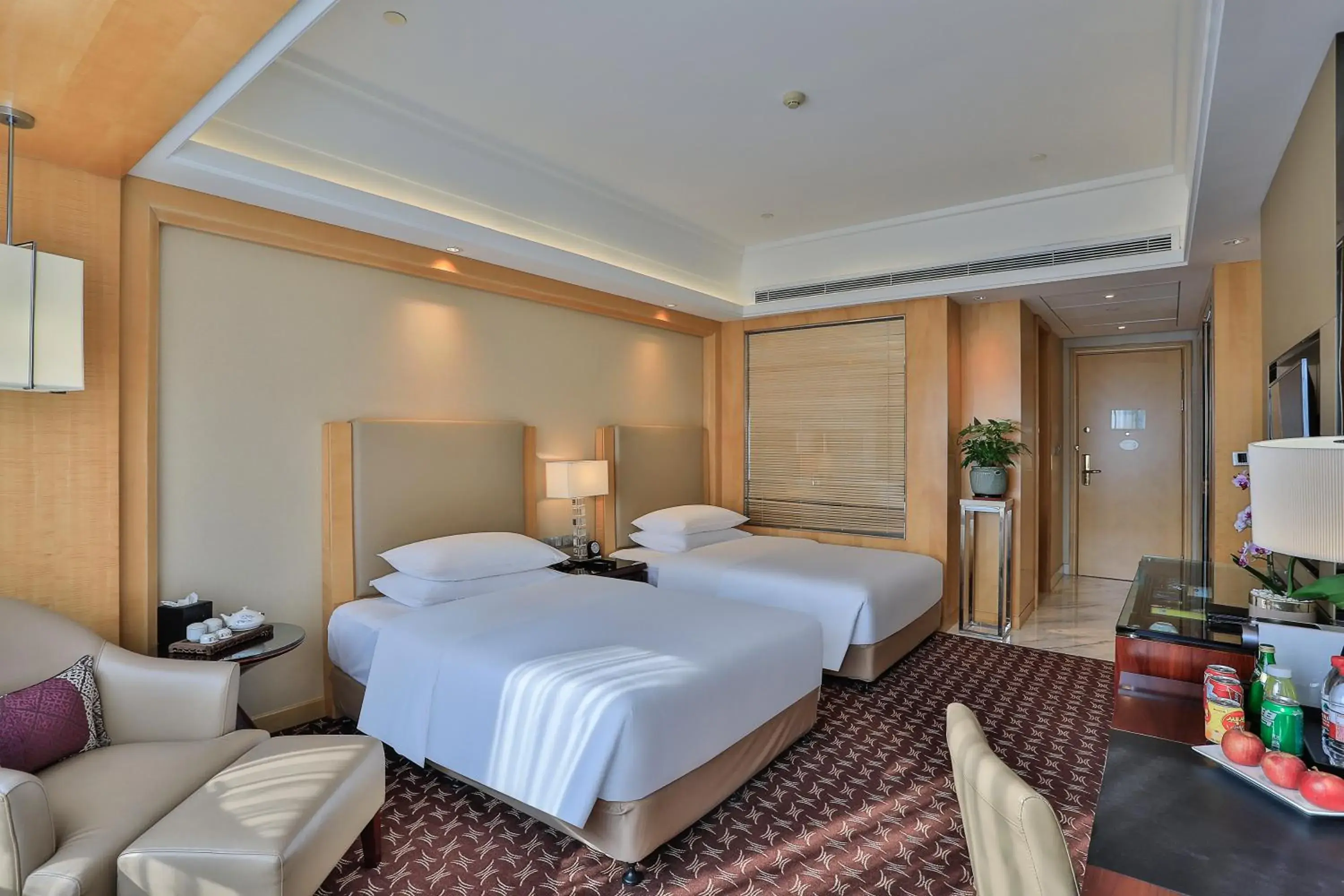 Deluxe Twin Room in Shaoxing Tianma Grand Hotel Deluxe Twin Room in Shaoxing Tianma Grand Hotel