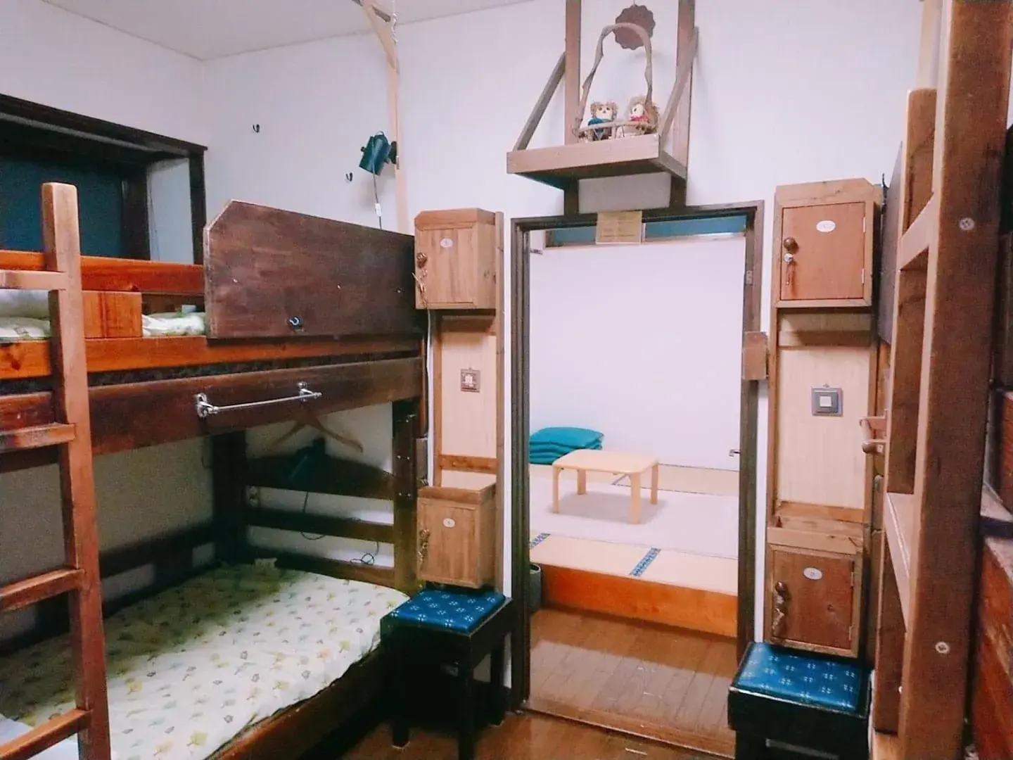 Bunk Bed in Male Dormitory Room in Yufuin Country Road Youth Hostel Bunk Bed in Male Dormitory Room in Yufuin Country Road Youth Hostel