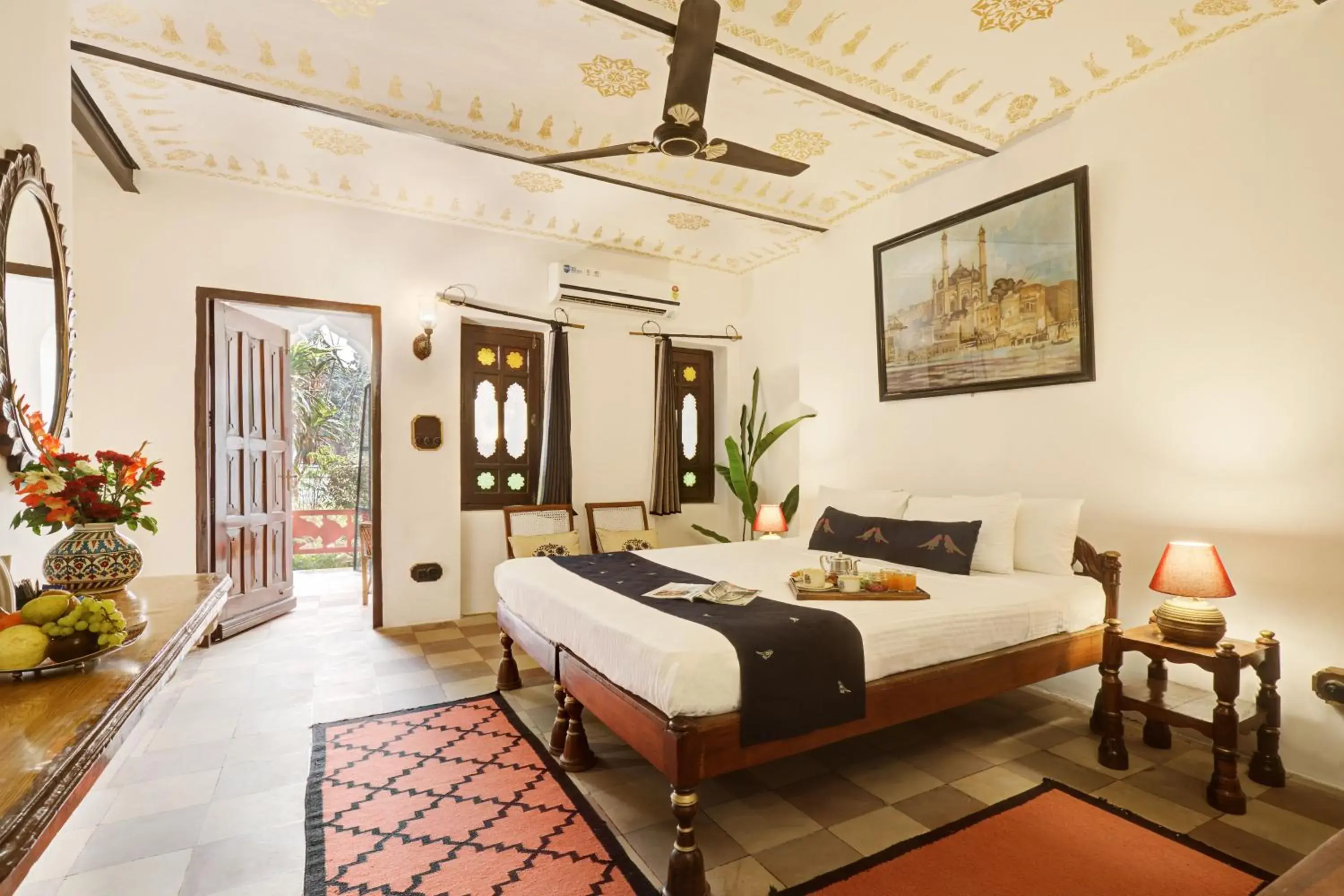 Double Room with Pool View in Bundelkhand Riverside Double Room with Pool View in Bundelkhand Riverside