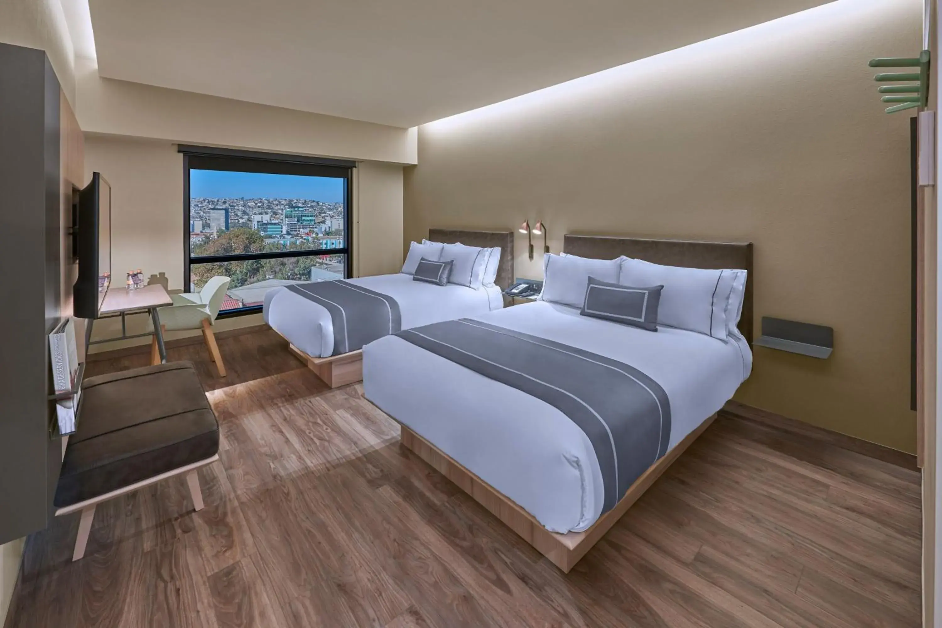 Double Room with Two Double Beds in City Express Plus by Marriott Tampico Double Room with Two Double Beds in City Express Plus by Marriott Tampico