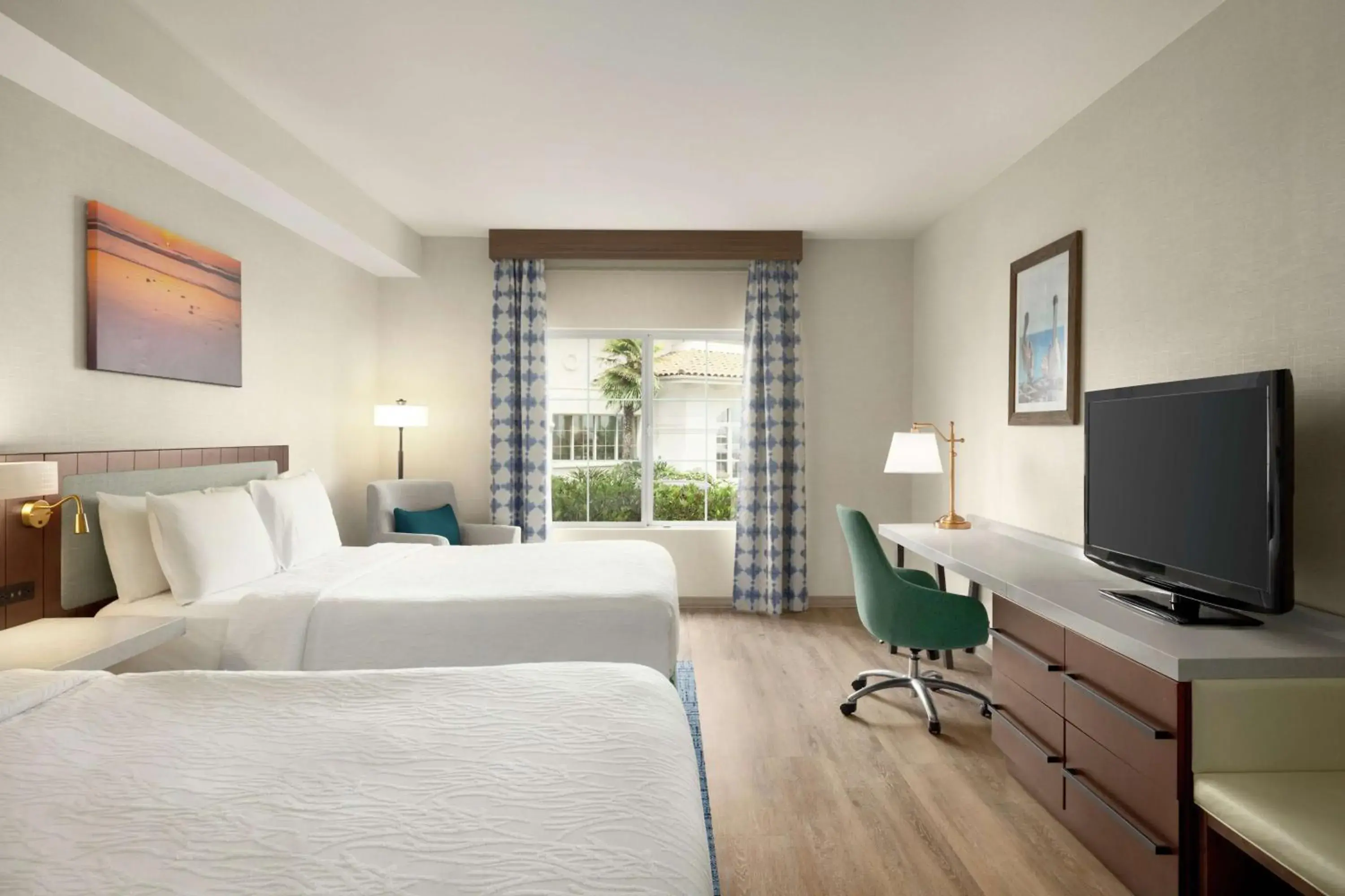 Queen Room with Two Queen Beds and Bath Tub - First Floor in Hilton Garden Inn Carlsbad Beach Queen Room with Two Queen Beds and Bath Tub - First Floor in Hilton Garden Inn Carlsbad Beach