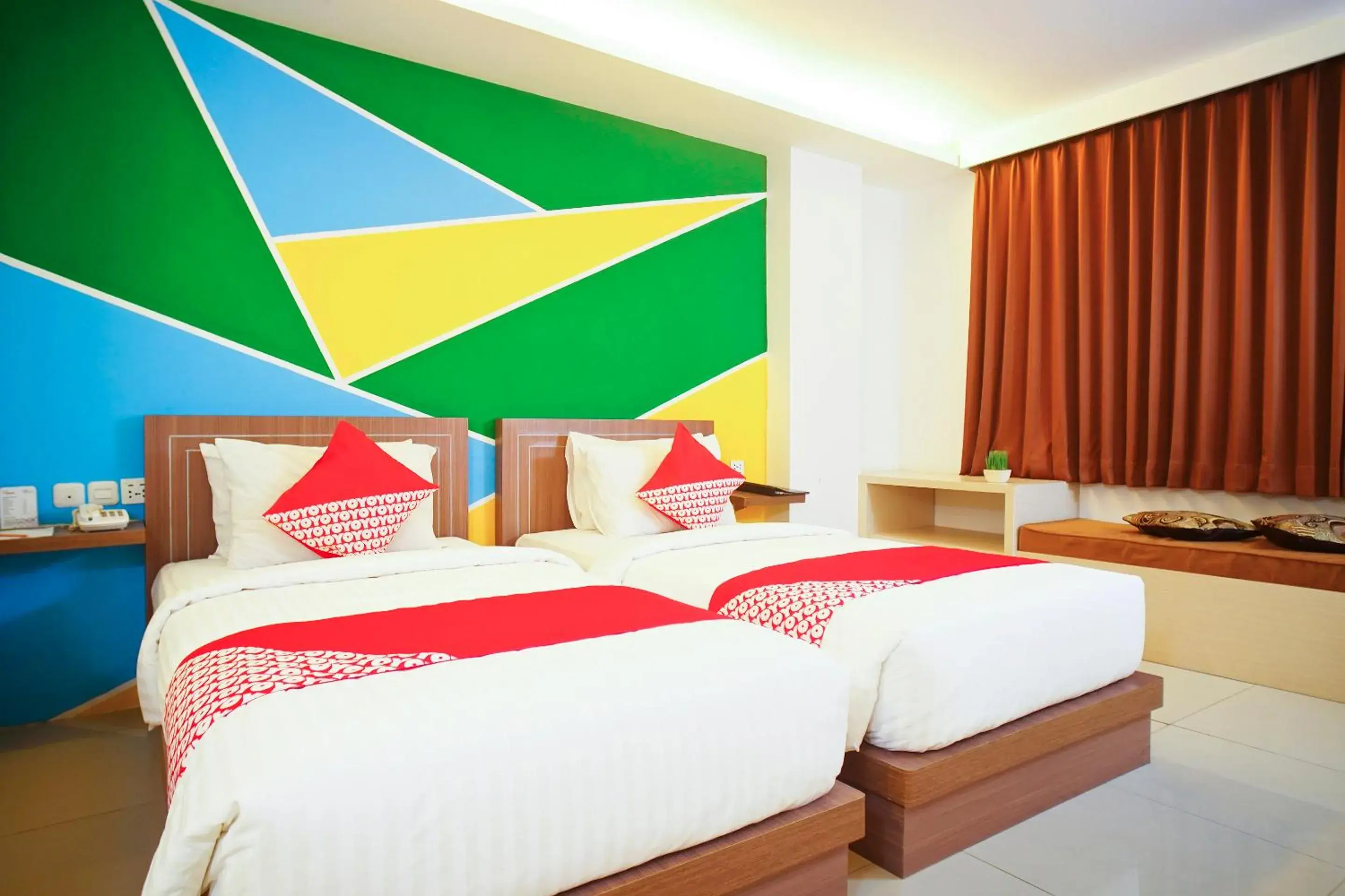 Standard Twin Room in Collection O 166 Hotel Princess Standard Twin Room in Collection O 166 Hotel Princess