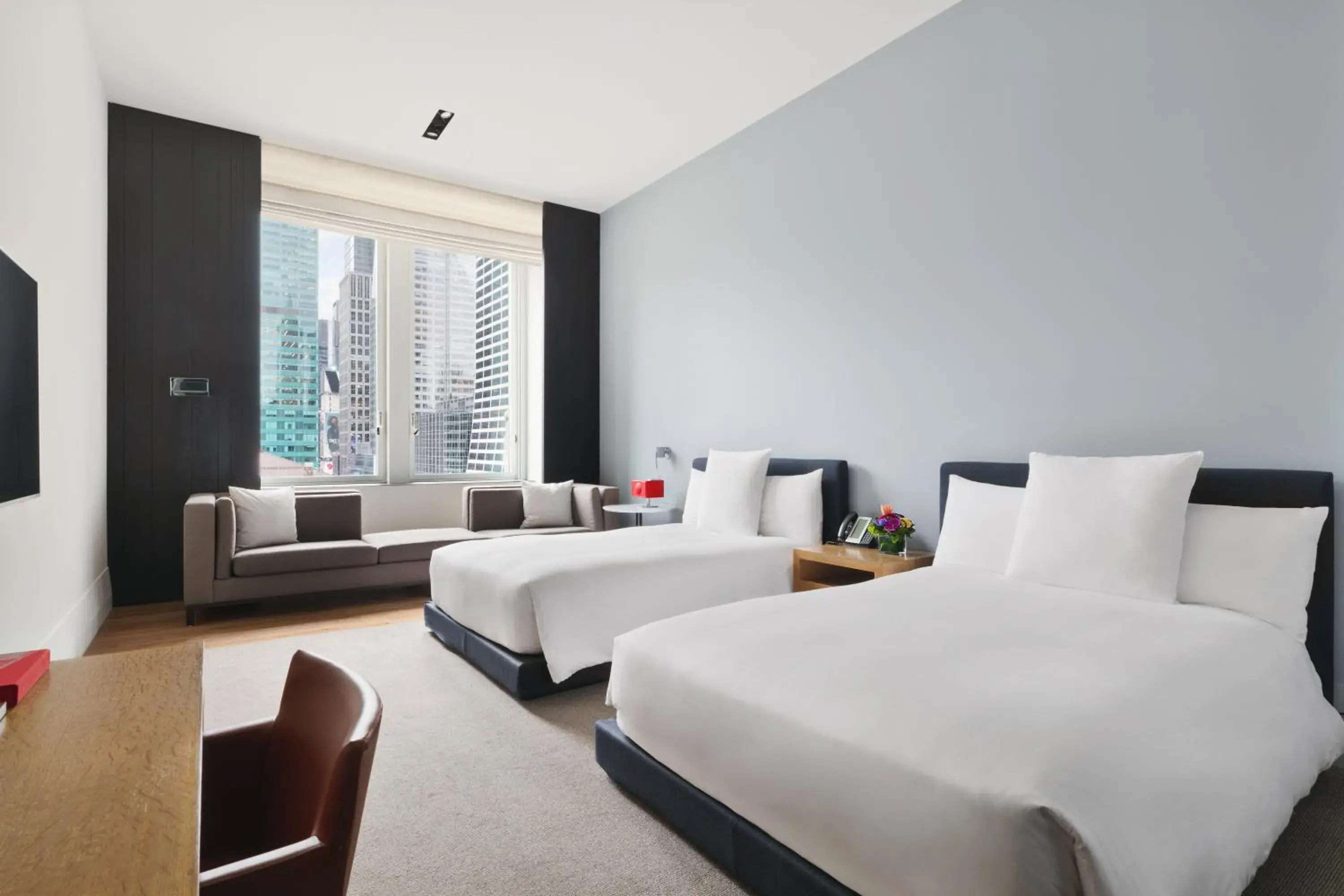 Deluxe Double Room with Two Double Beds and City View in Andaz 5th Avenue, By Hyatt Deluxe Double Room with Two Double Beds and City View in Andaz 5th Avenue, By Hyatt