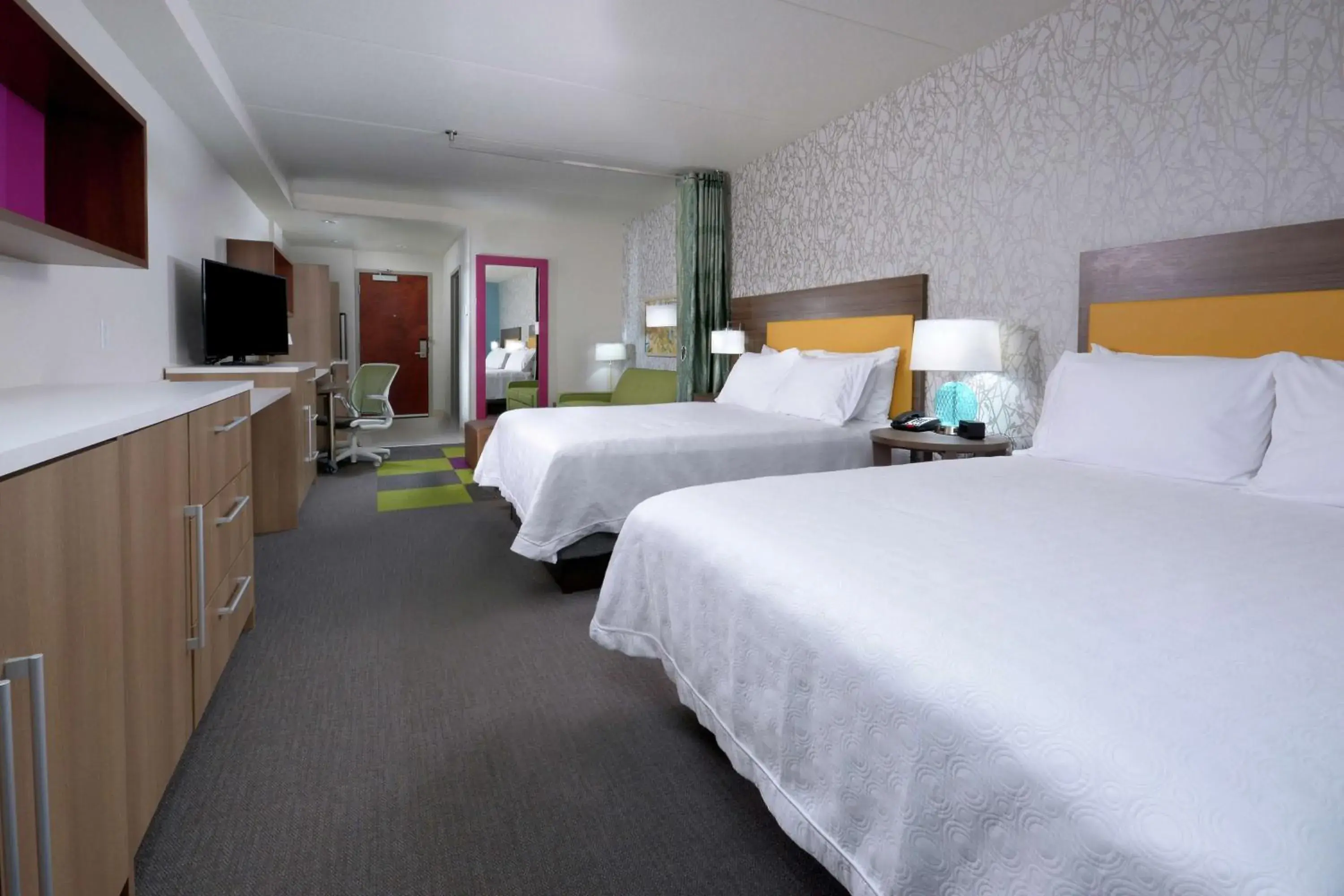 Queen Studio with Two Queen Beds - Non-Smoking in Home2 Suites By Hilton Duncan Queen Studio with Two Queen Beds - Non-Smoking in Home2 Suites By Hilton Duncan